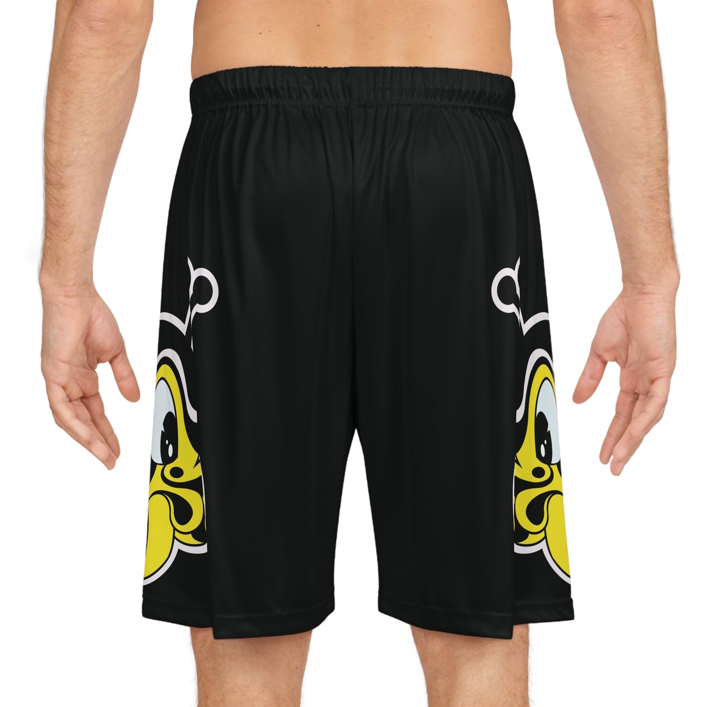 Bee Mascot Basketball Shorts (Black)