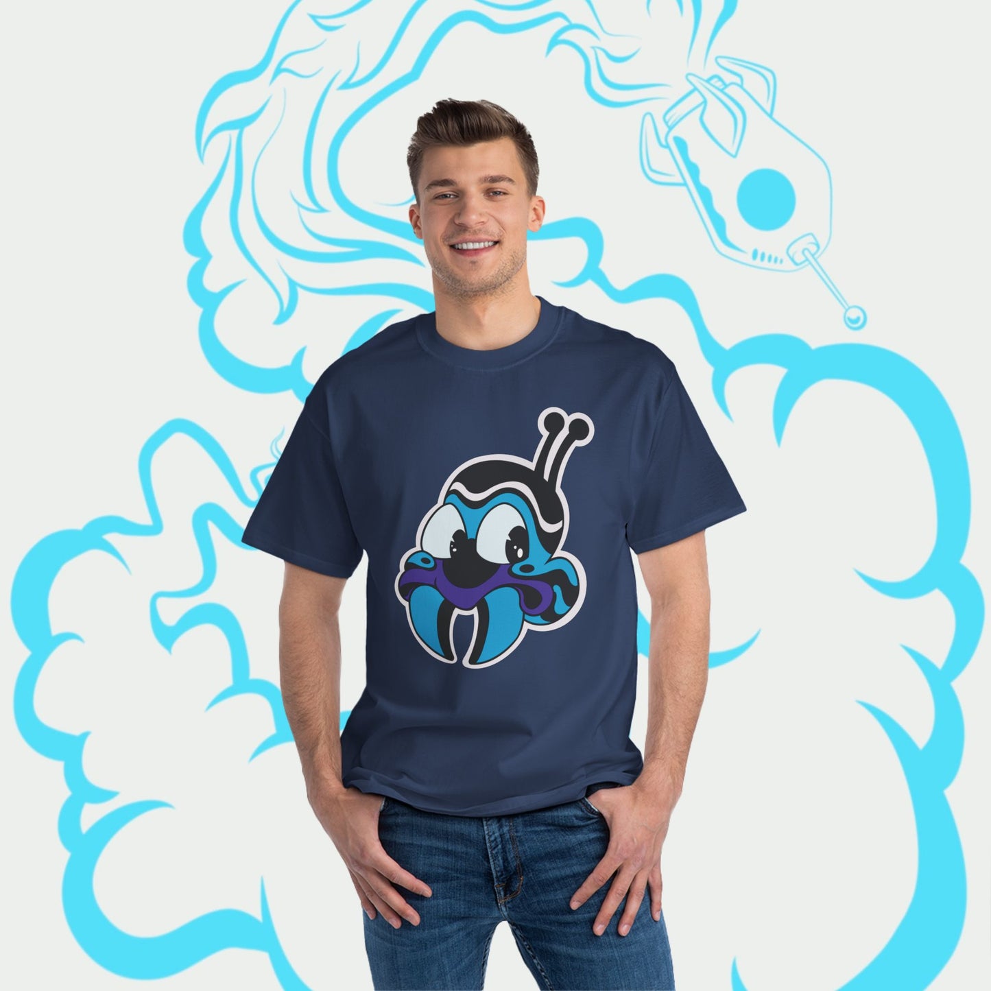 Bee Mascot Oversized Tee