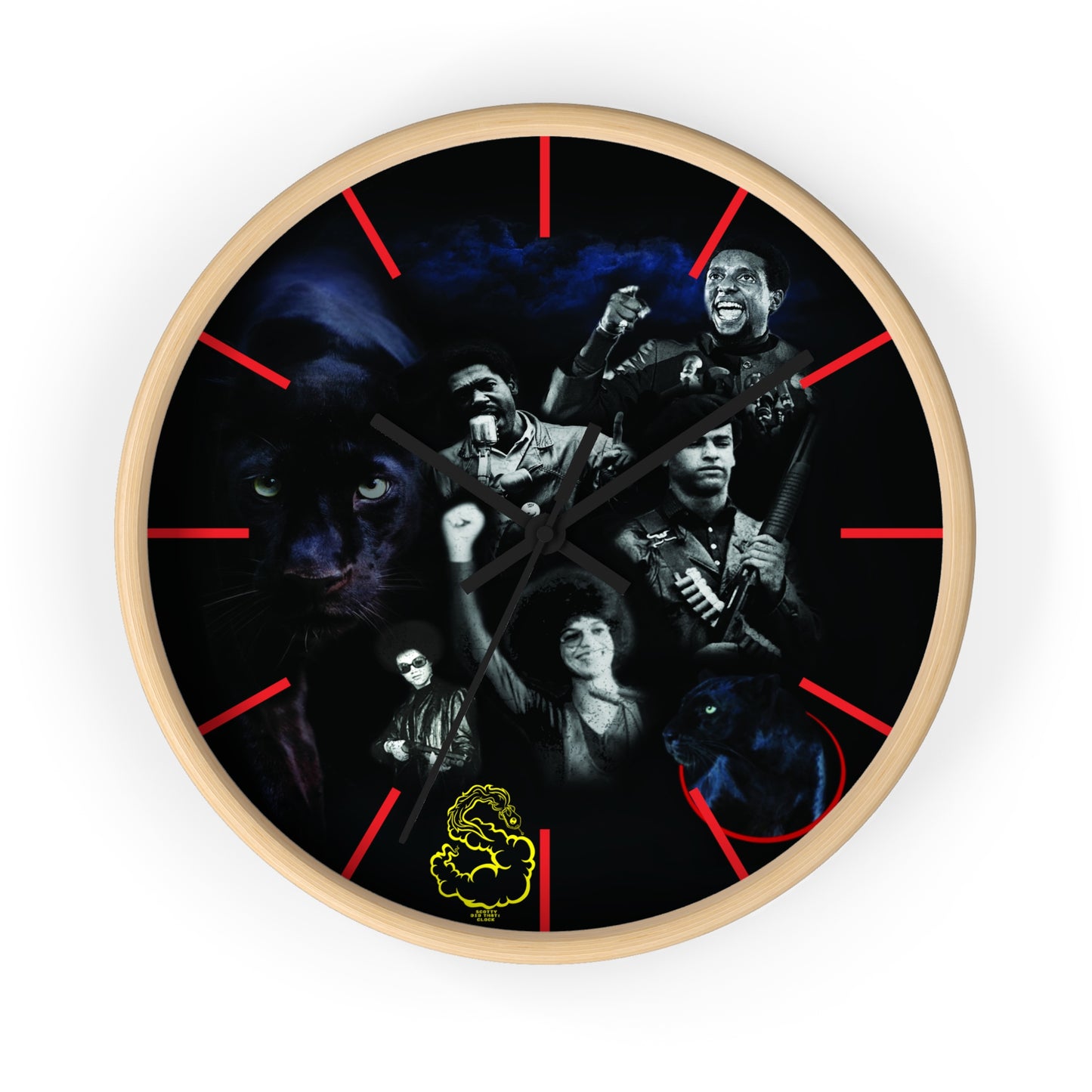 All Power To The People Wall clock
