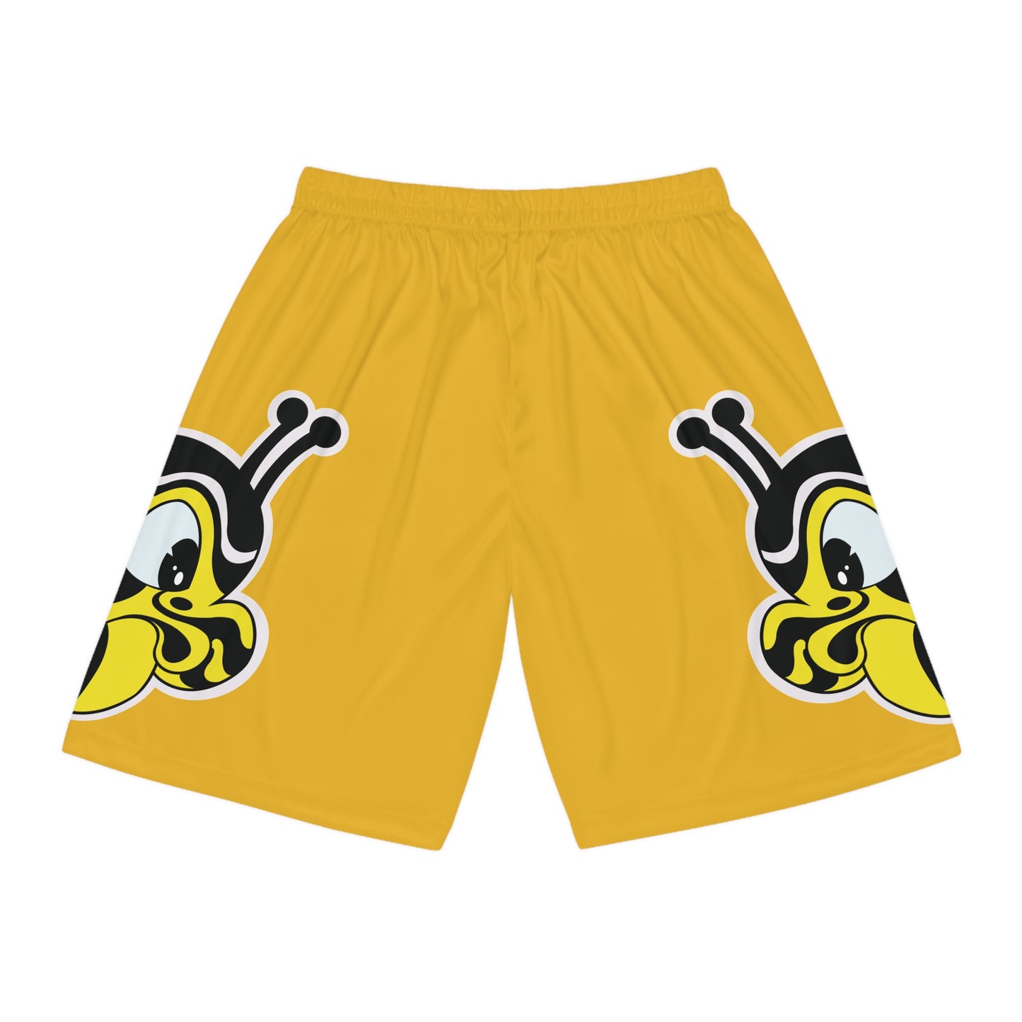 Bee Mascot Basketball Shorts (Yellow)