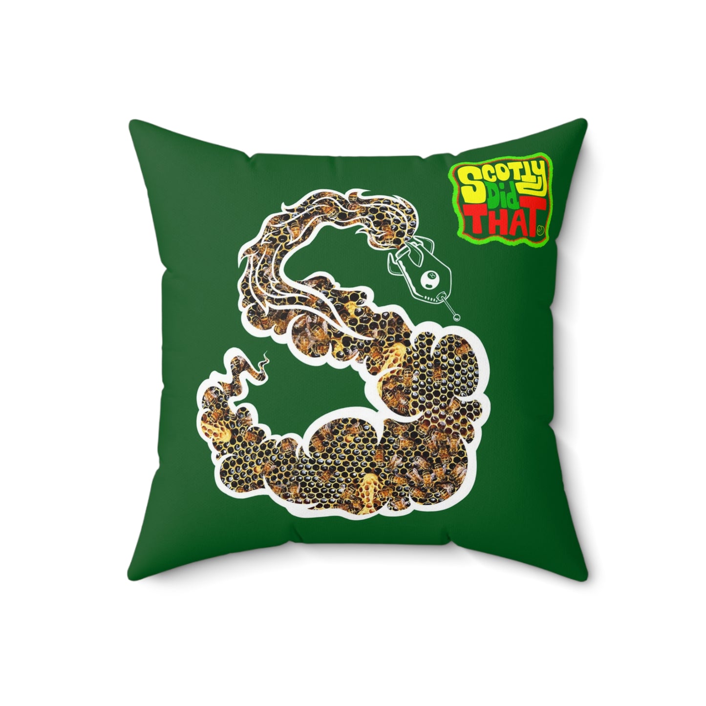 Focus On Yurrself Faux Suede Square Pillow