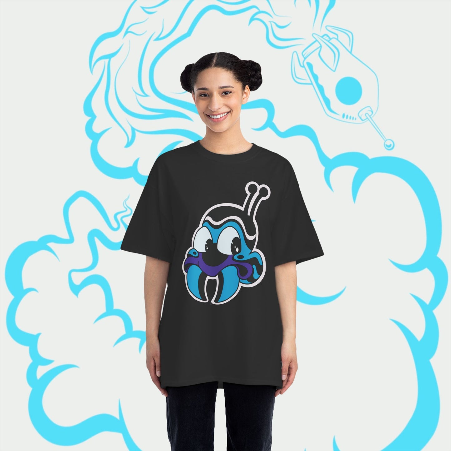 Bee Mascot Oversized Tee