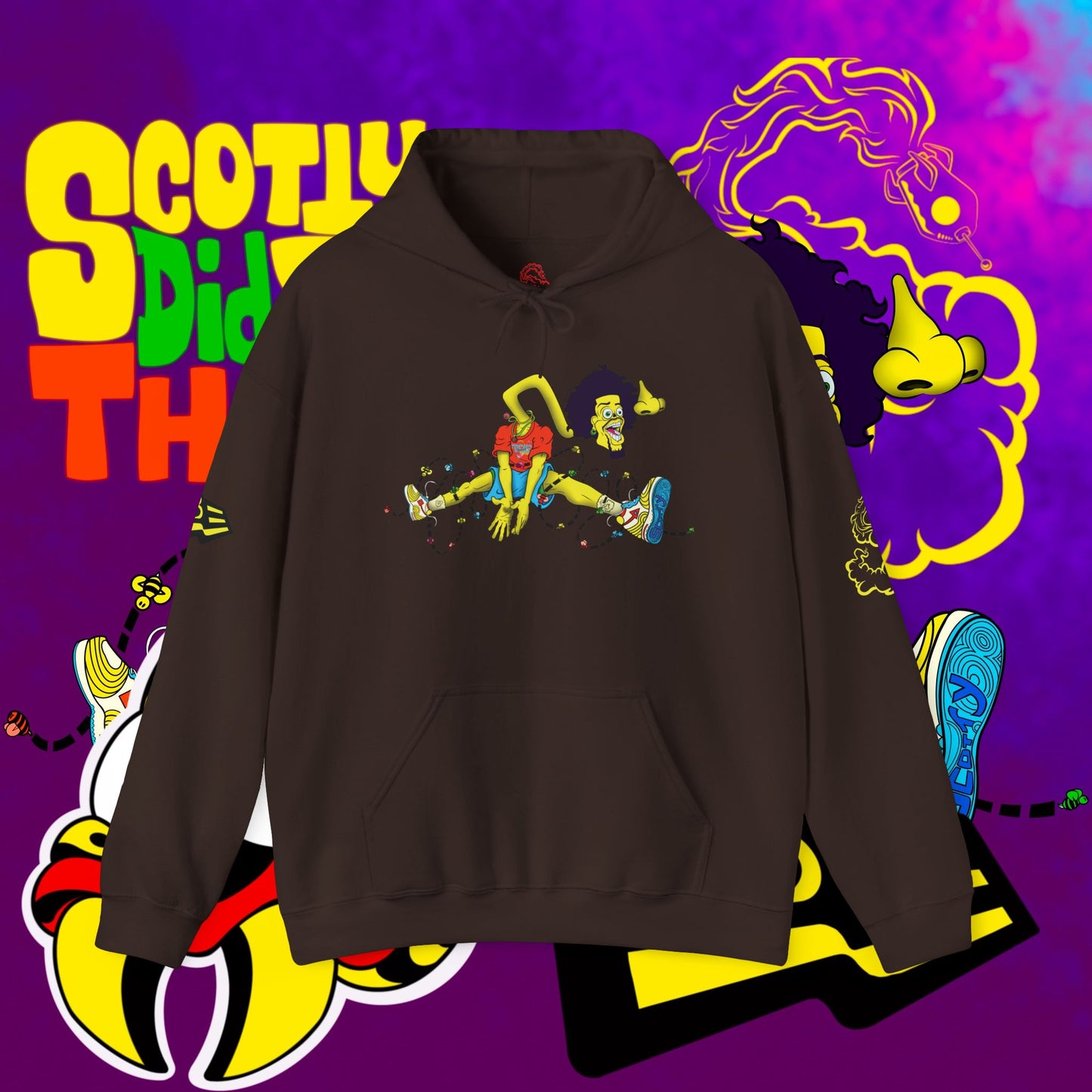 Overcome Yurr Obstacles "Jumpman" Hooded Sweatshirt