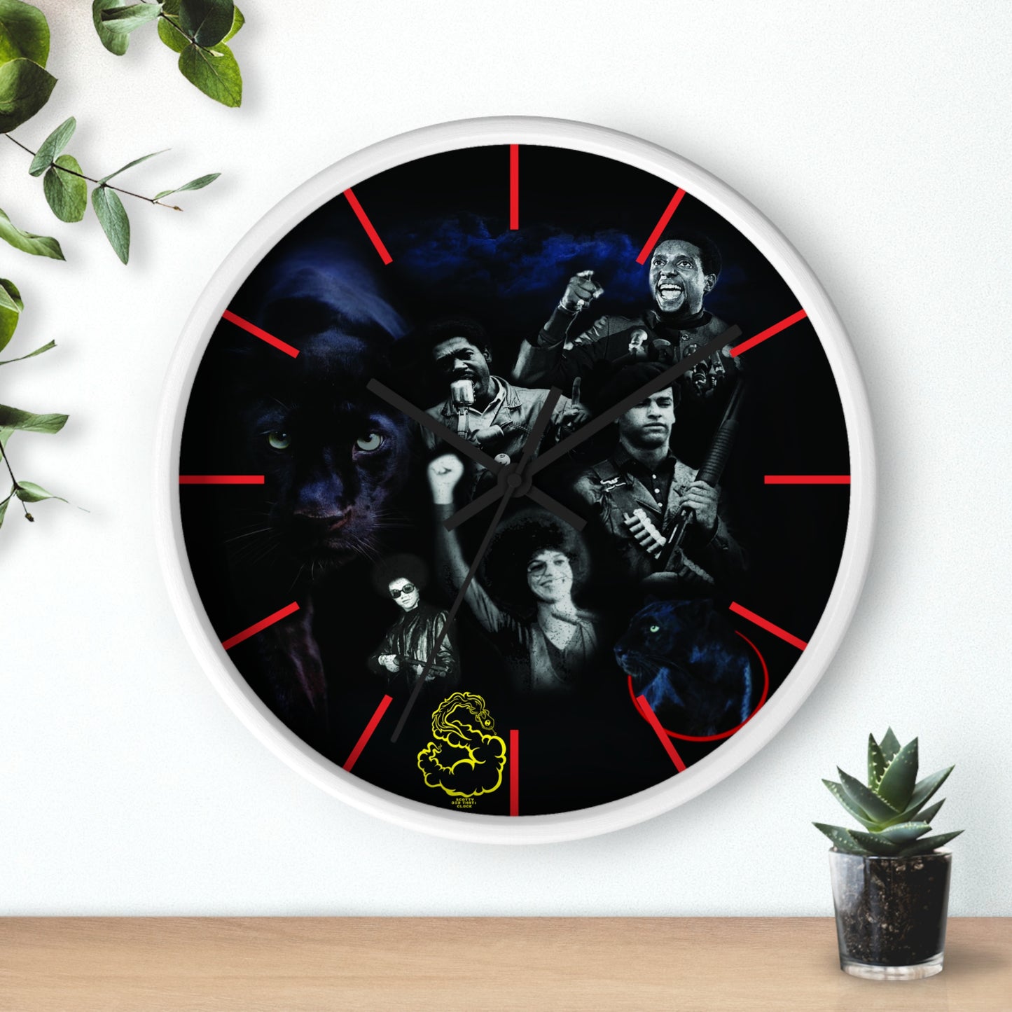 All Power To The People Wall clock