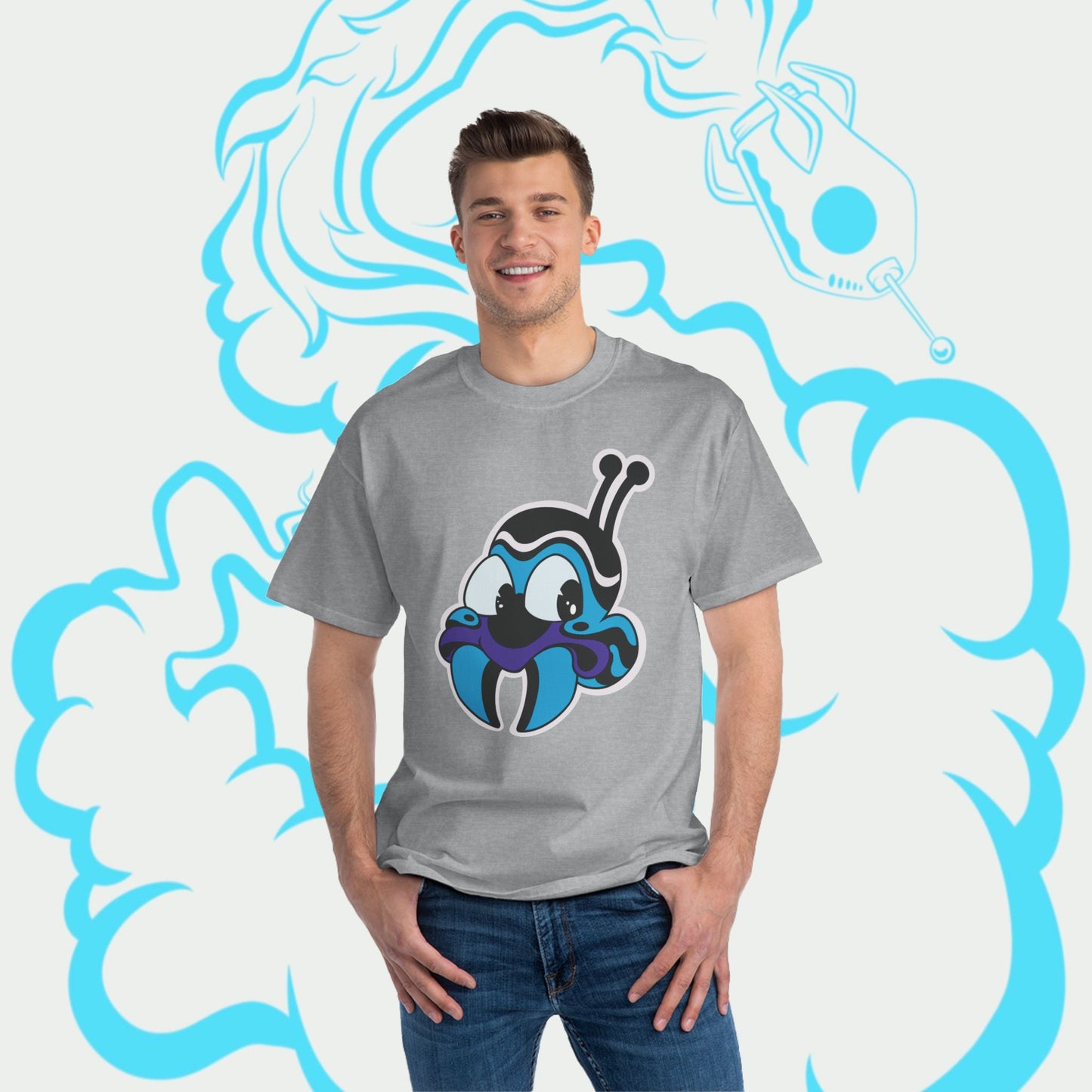 Bee Mascot Oversized Tee