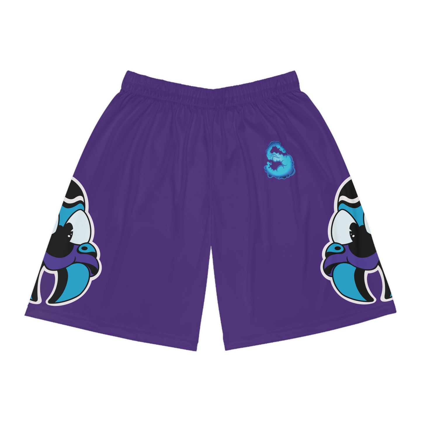 Bee Mascot Basketball Shorts 2.0 (Purple)
