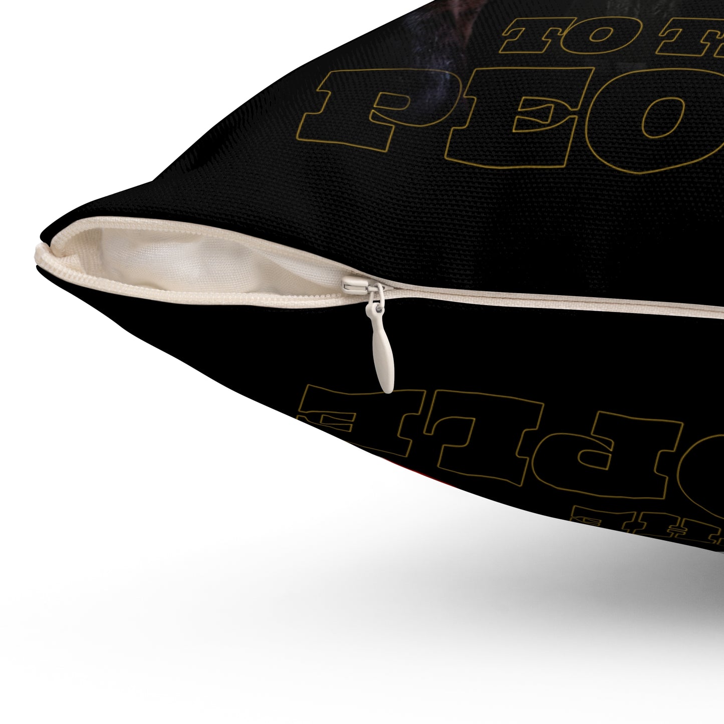 "All Power To The People" SDT: Polyester Square Pillow