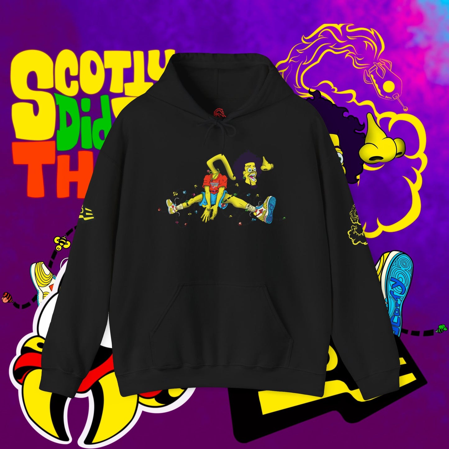 Overcome Yurr Obstacles "Jumpman" Hooded Sweatshirt