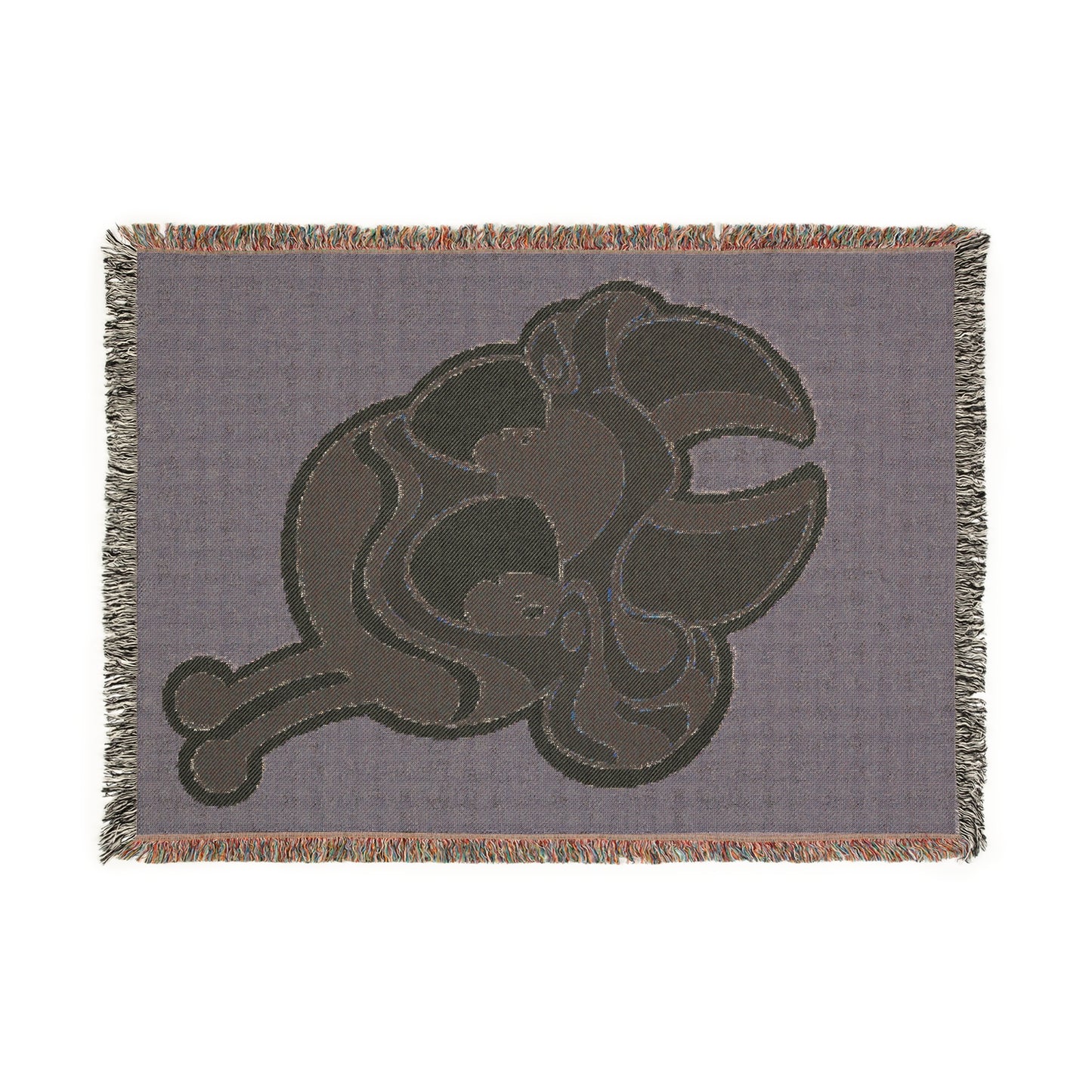 Bee Mascot Woven Blanket