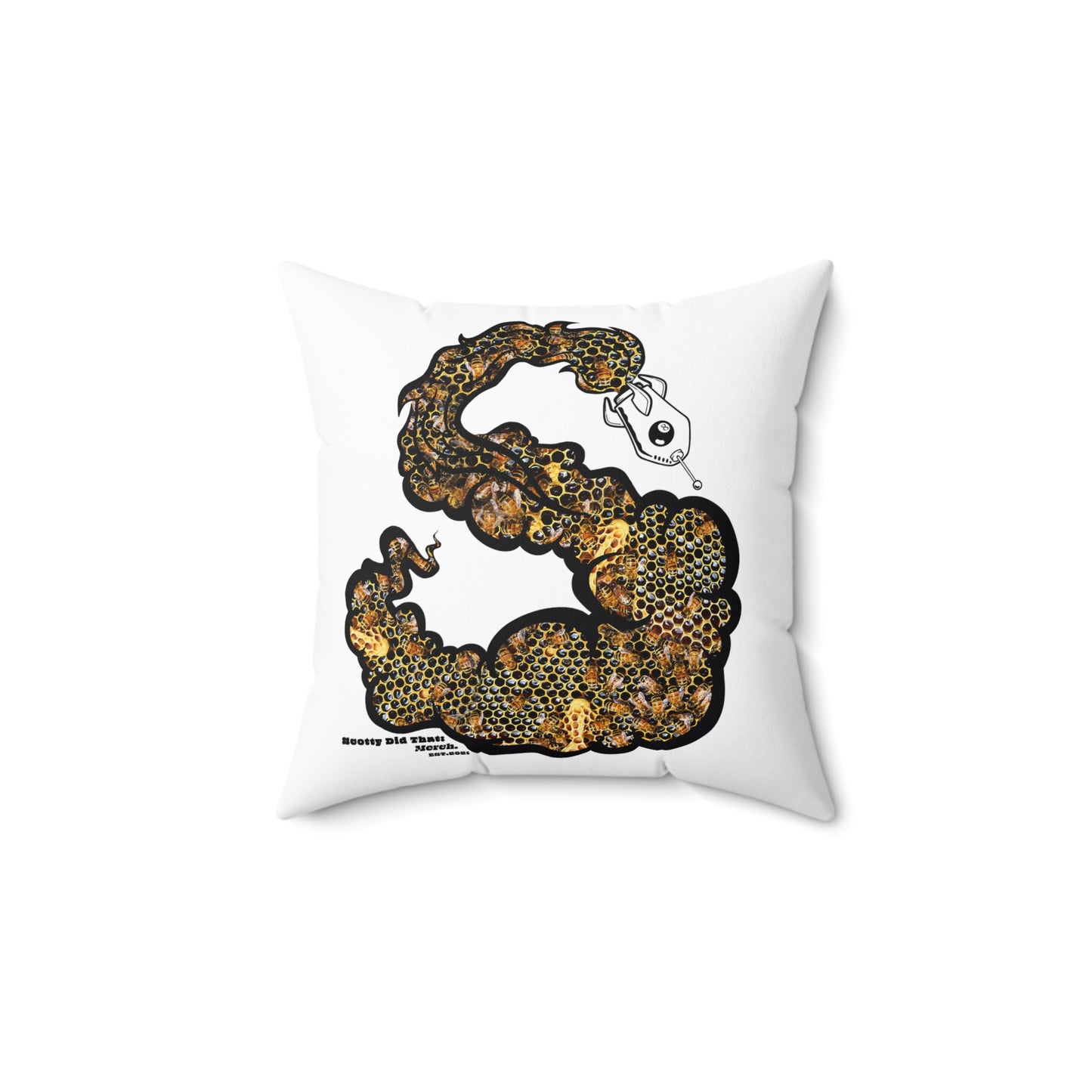Faux Suede Square Pillow