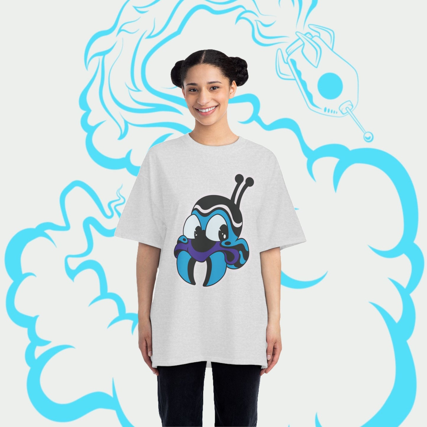 Bee Mascot Oversized Tee