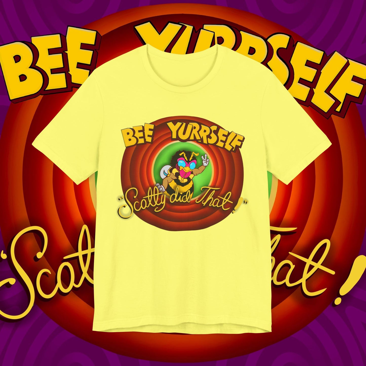 "Bee Looney Tuney" Unisex Short Sleeve Tee