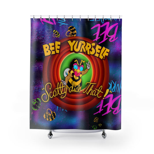 "Bee Looney Tuney" SDT: Shower Curtains