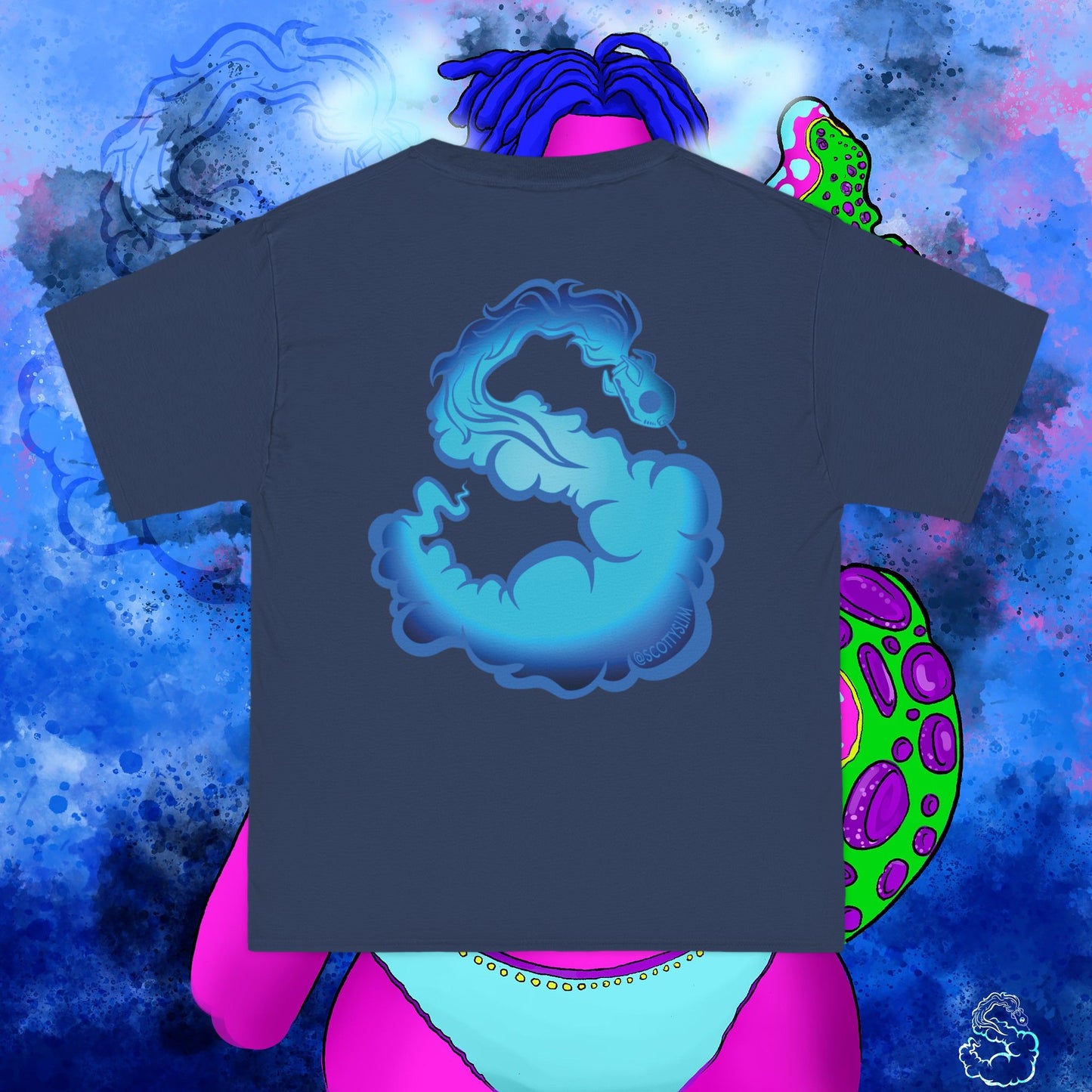 Aqua SquidLady Oversized Tee
