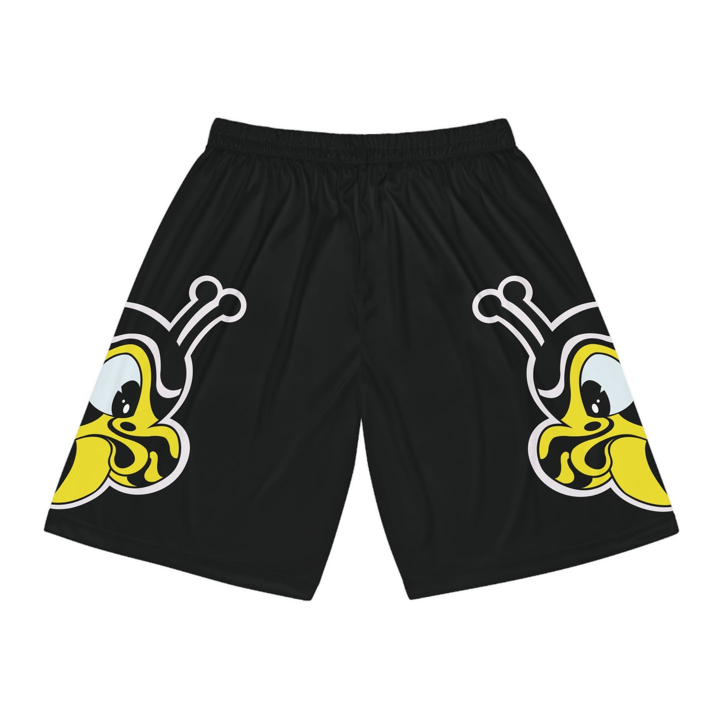 Bee Mascot Basketball Shorts (Black)