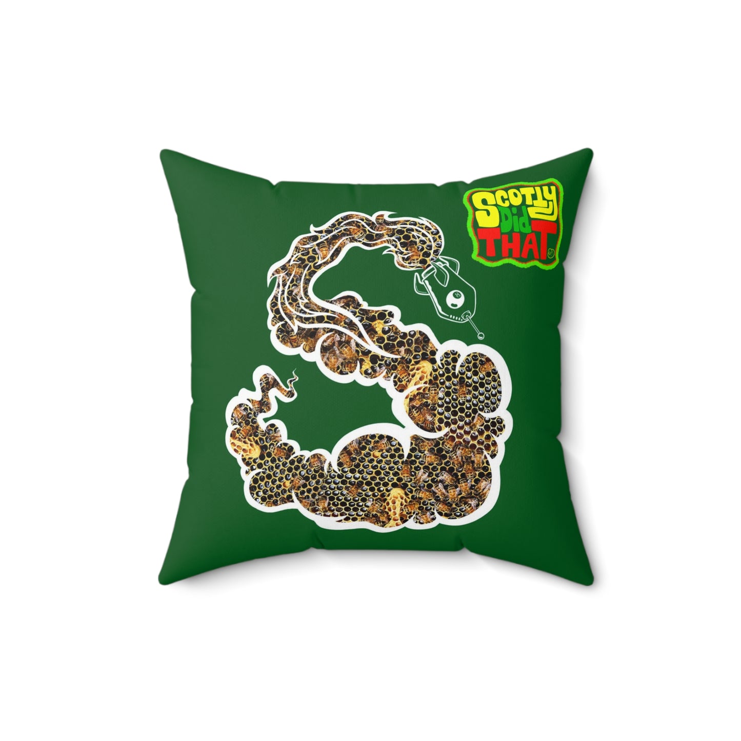 Focus On Yurrself Faux Suede Square Pillow