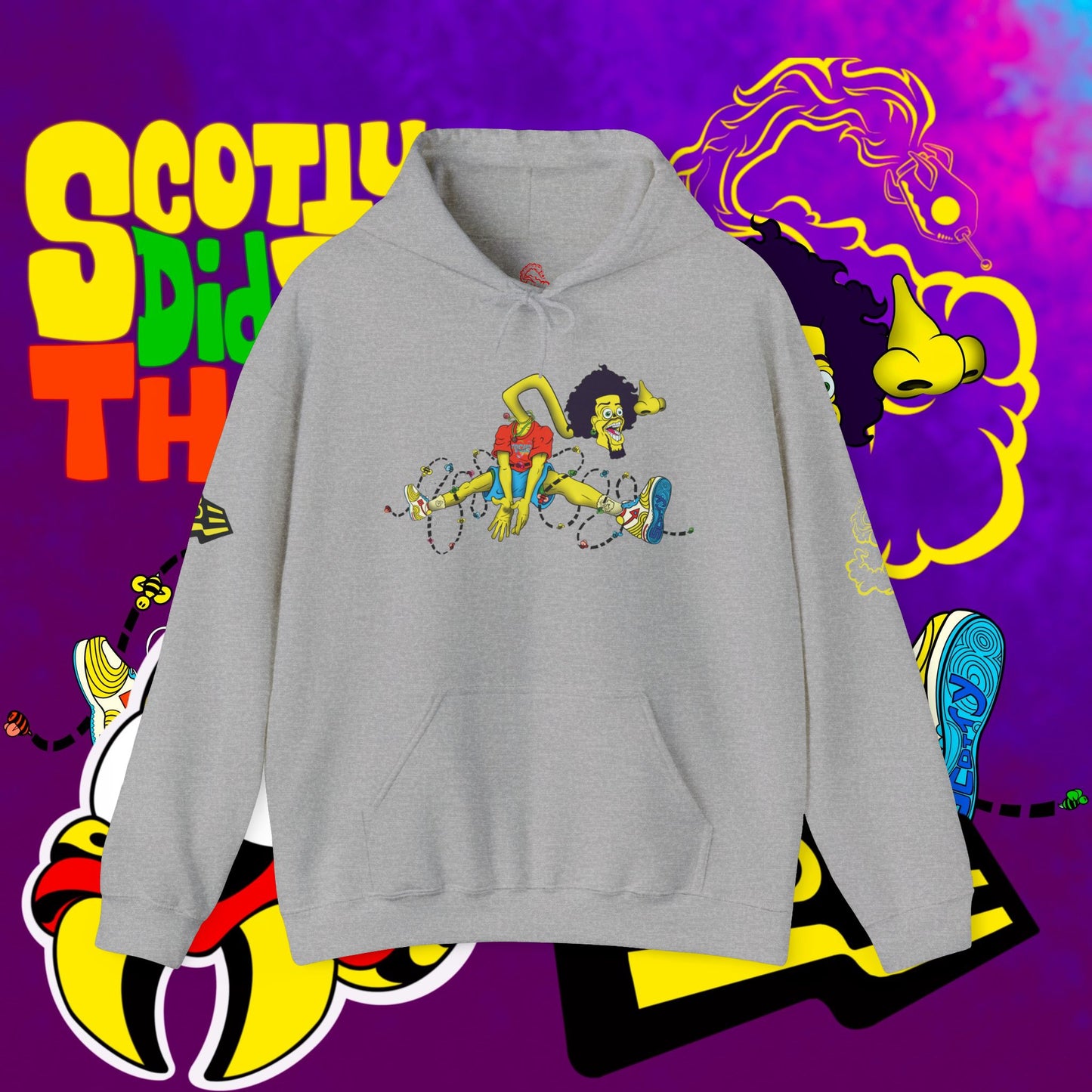 Overcome Yurr Obstacles "Jumpman" Hooded Sweatshirt