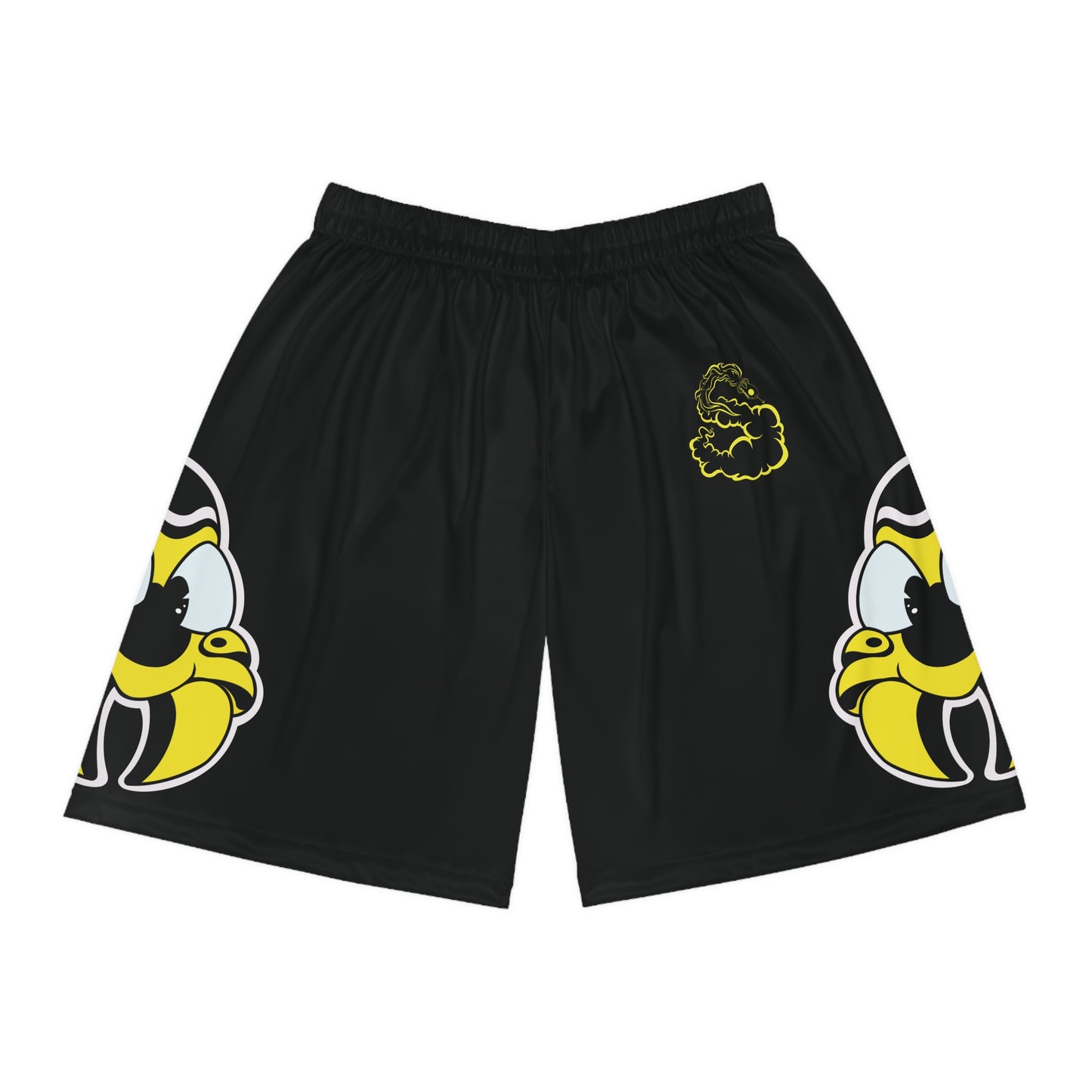 Bee Mascot Basketball Shorts (Black)
