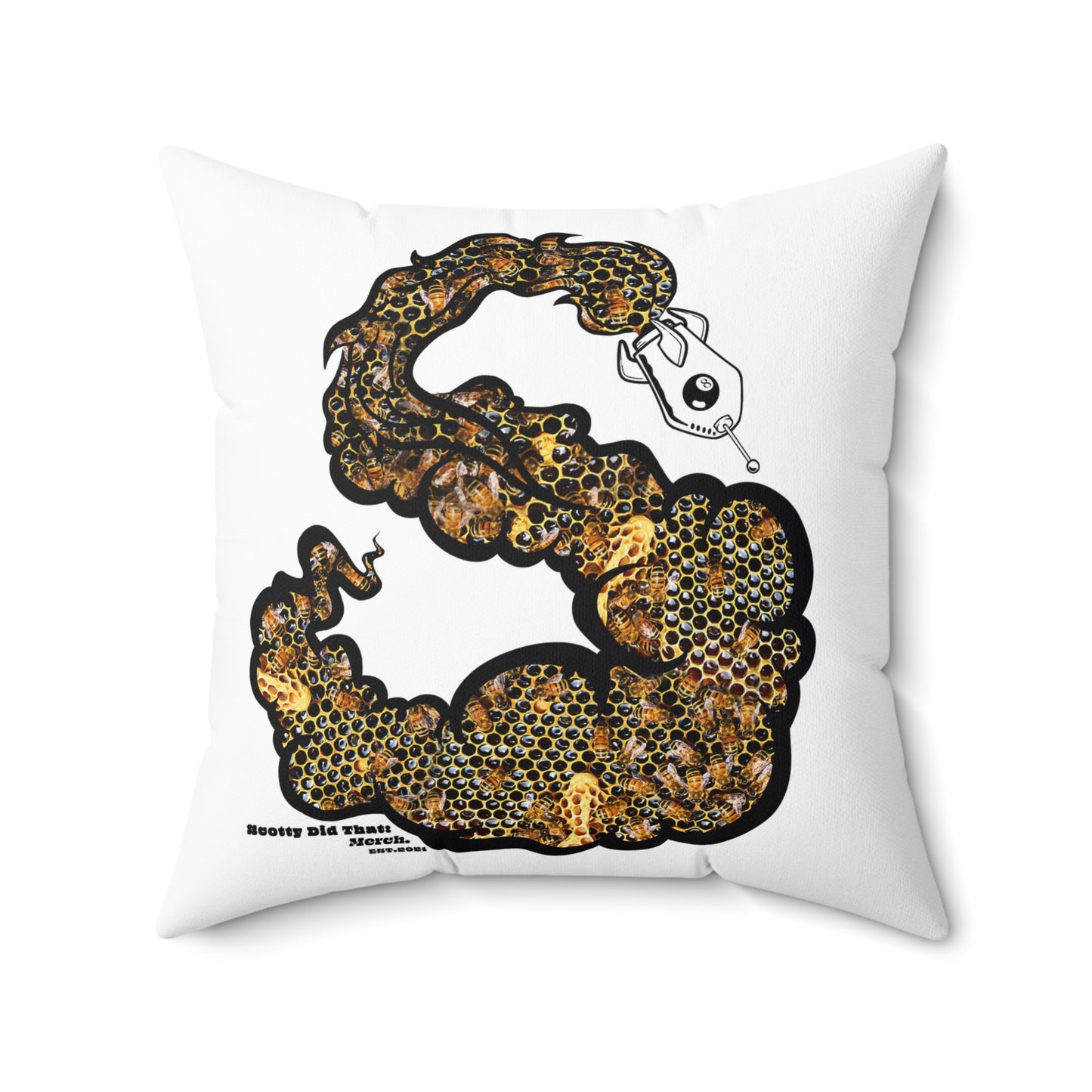 Faux Suede Square Pillow