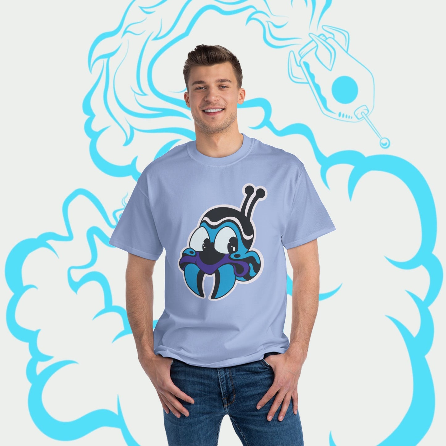 Bee Mascot Oversized Tee