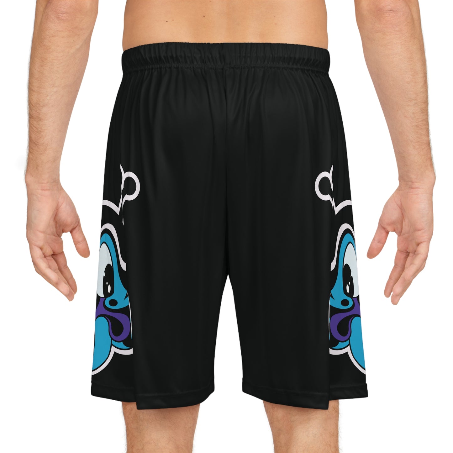 Bee Mascot Basketball Shorts 2.0 (Black)