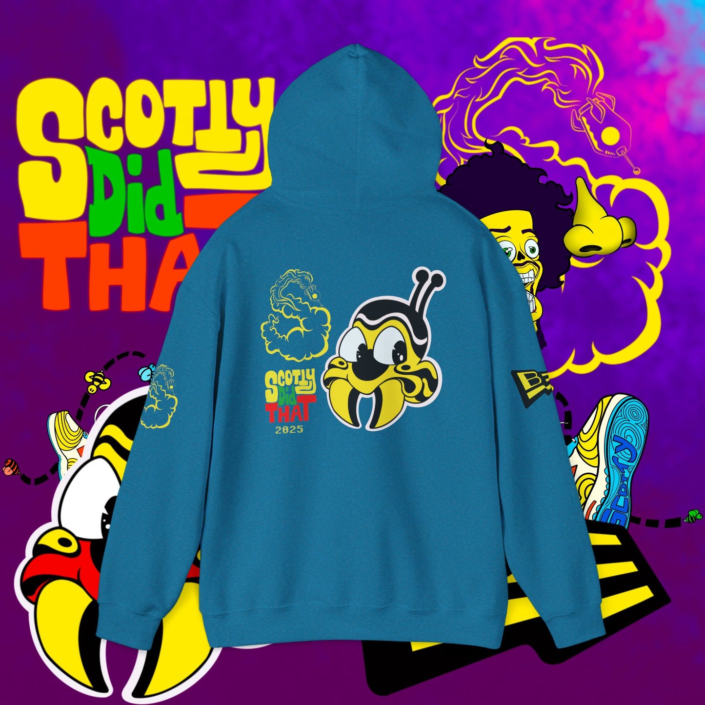 Overcome Yurr Obstacles "Jumpman" Hooded Sweatshirt
