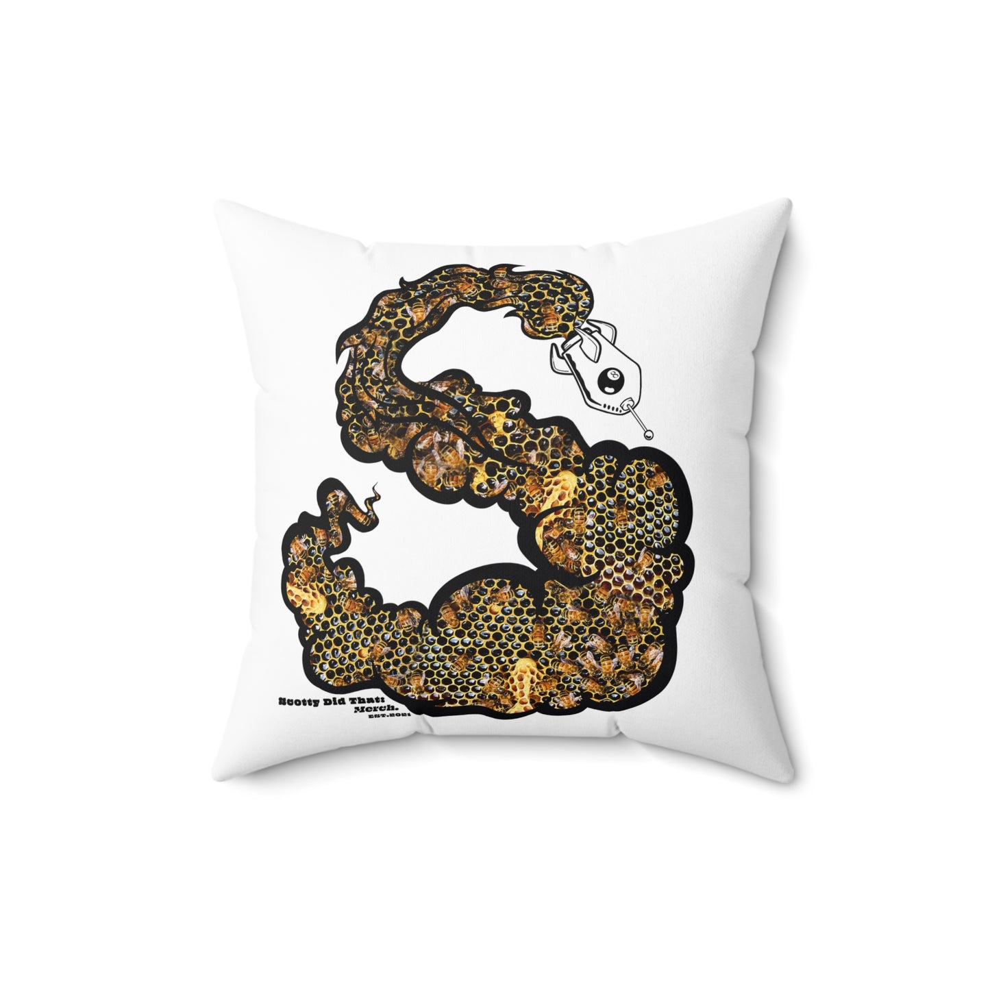 Faux Suede Square Pillow