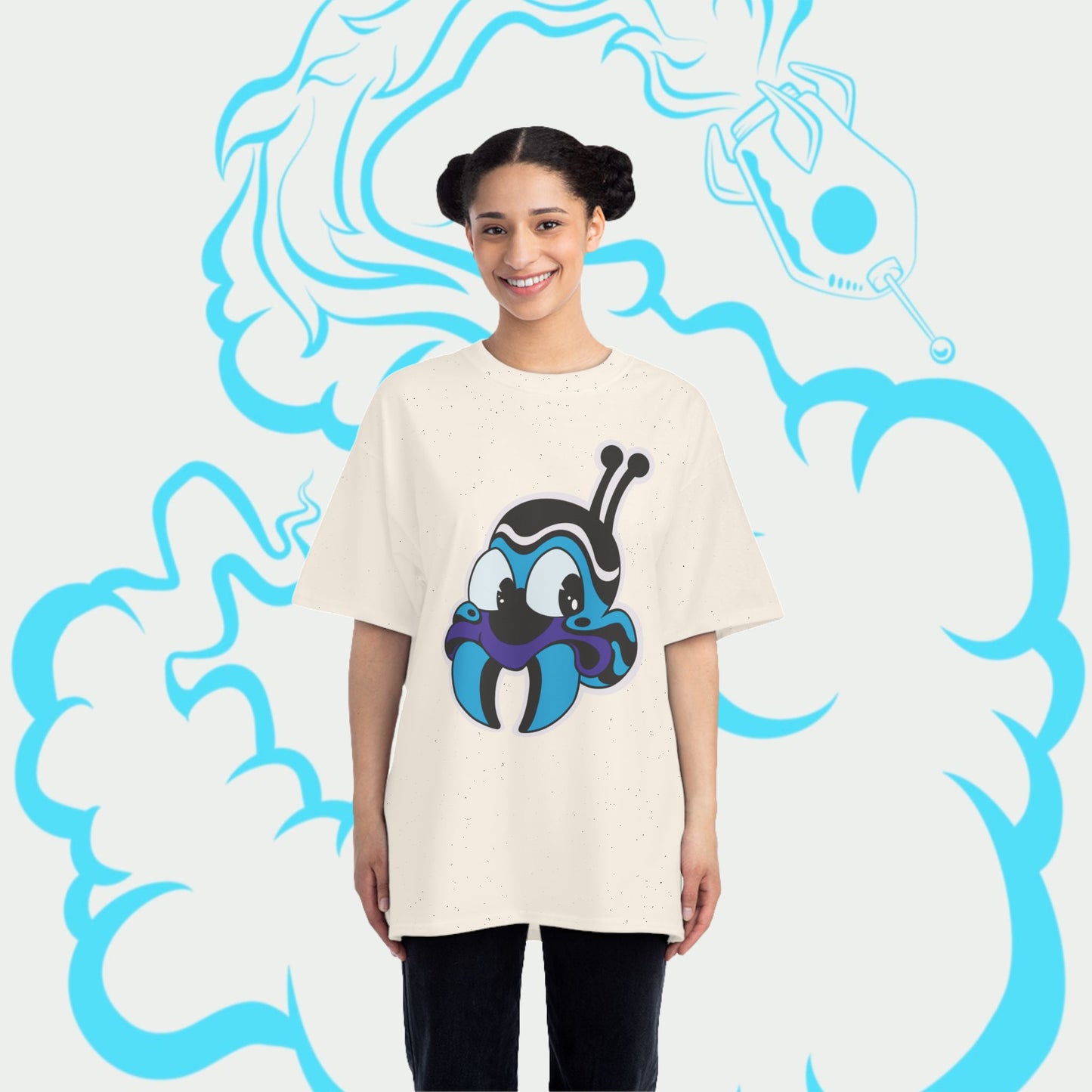 Bee Mascot Oversized Tee