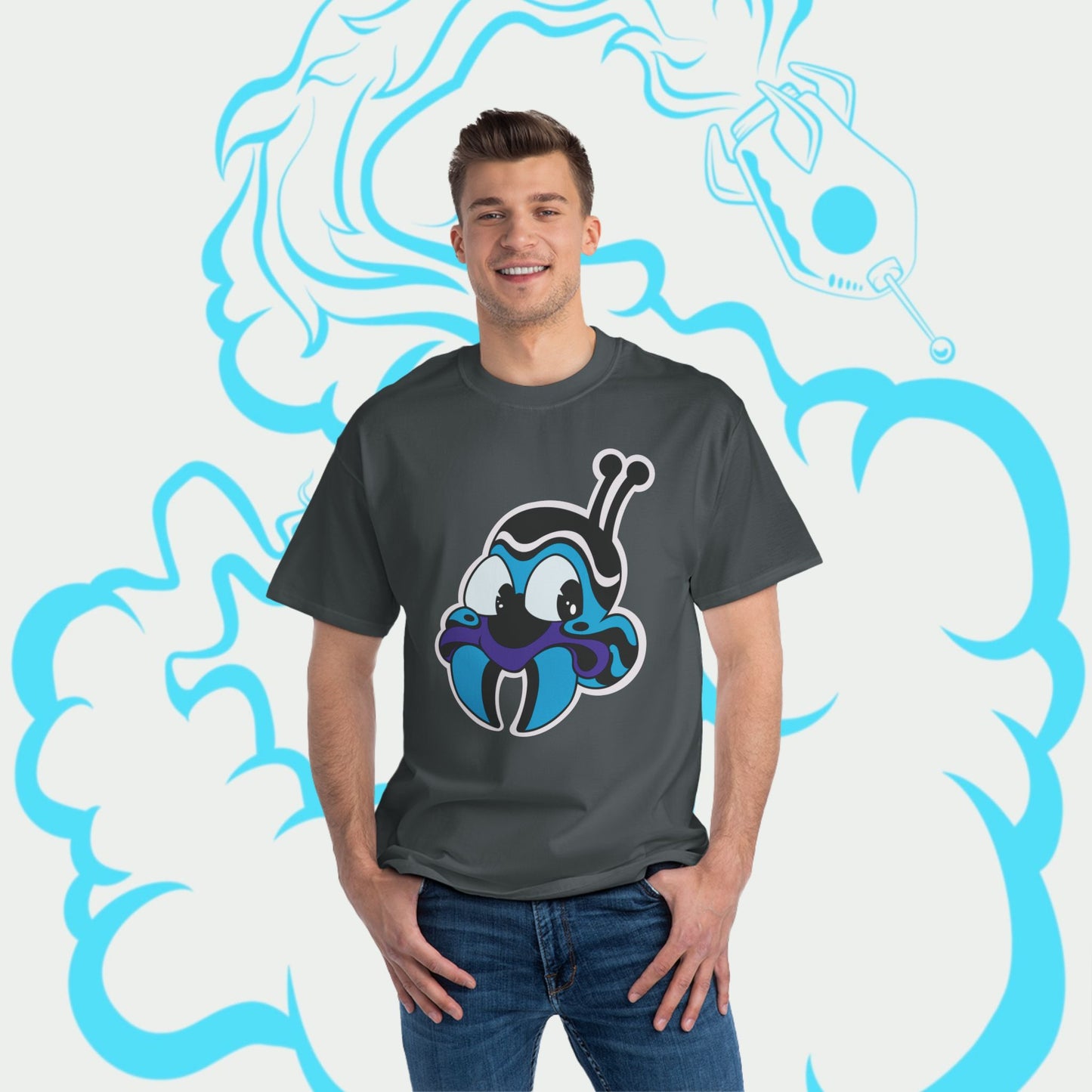 Bee Mascot Oversized Tee