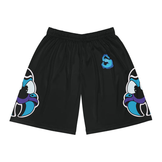 Bee Mascot Basketball Shorts 2.0 (Black)