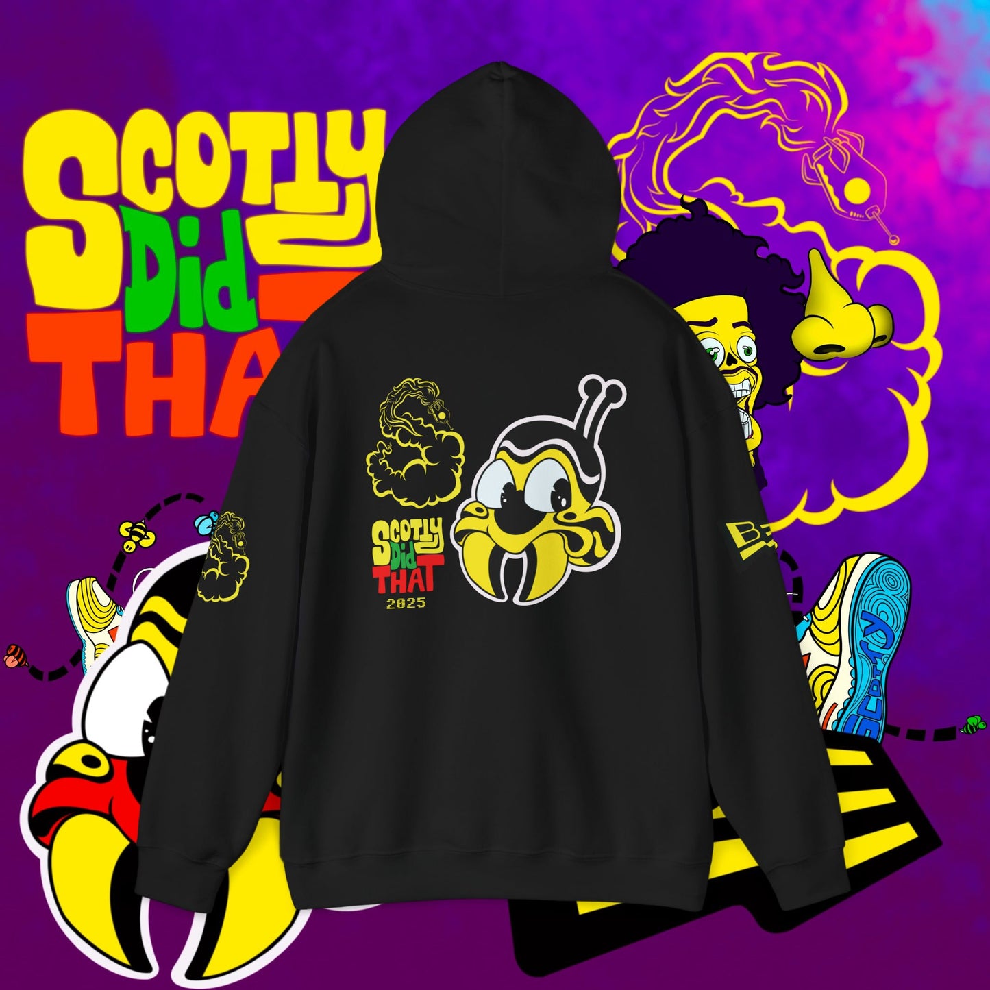 Overcome Yurr Obstacles "Jumpman" Hooded Sweatshirt