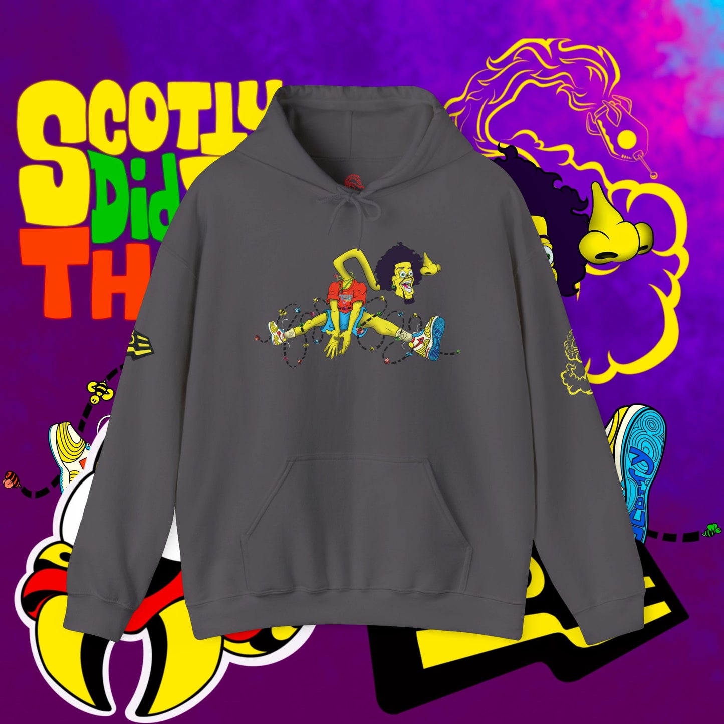 Overcome Yurr Obstacles "Jumpman" Hooded Sweatshirt