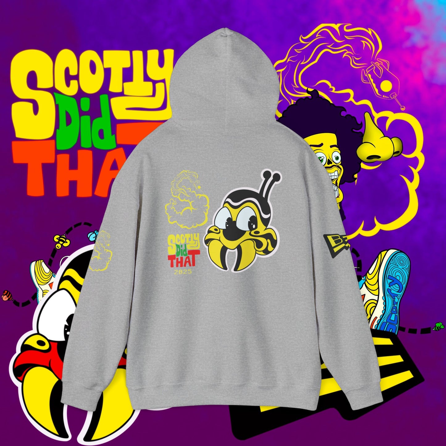 Overcome Yurr Obstacles "Jumpman" Hooded Sweatshirt