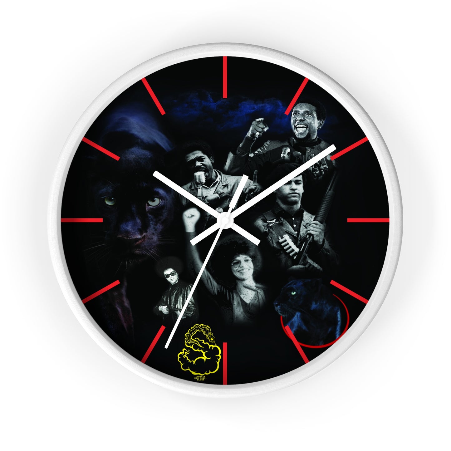 All Power To The People Wall clock