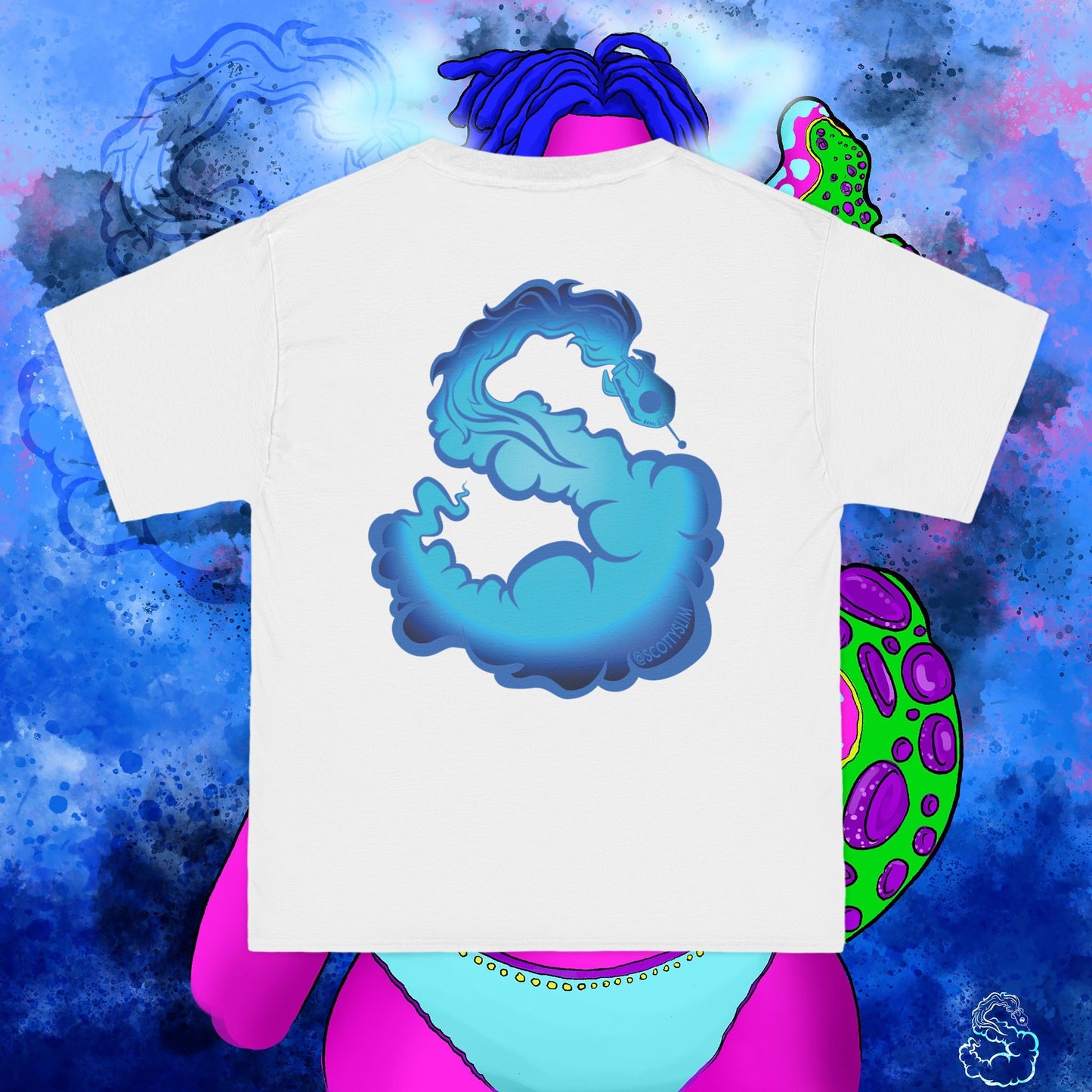 Aqua SquidLady Oversized Tee