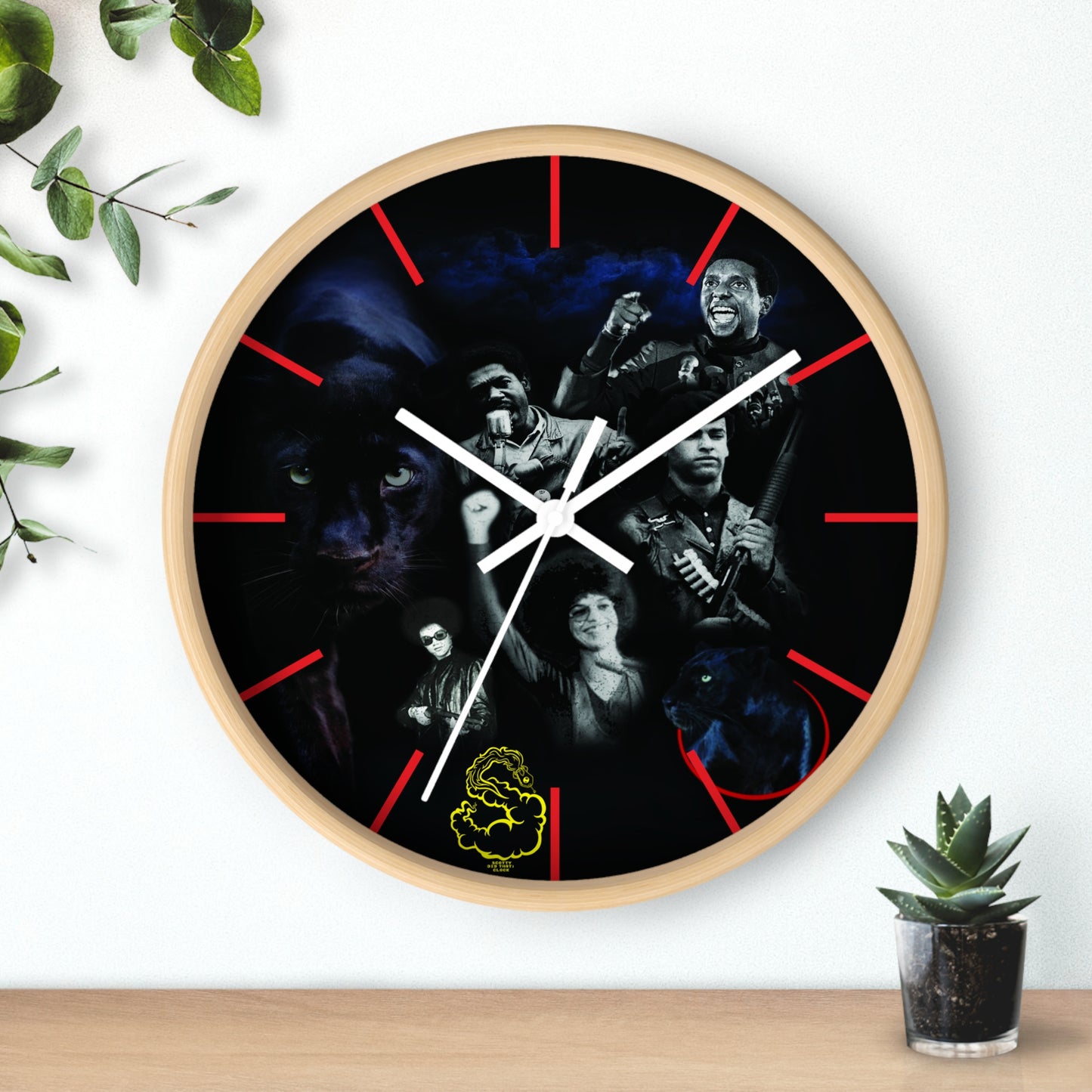 All Power To The People Wall clock