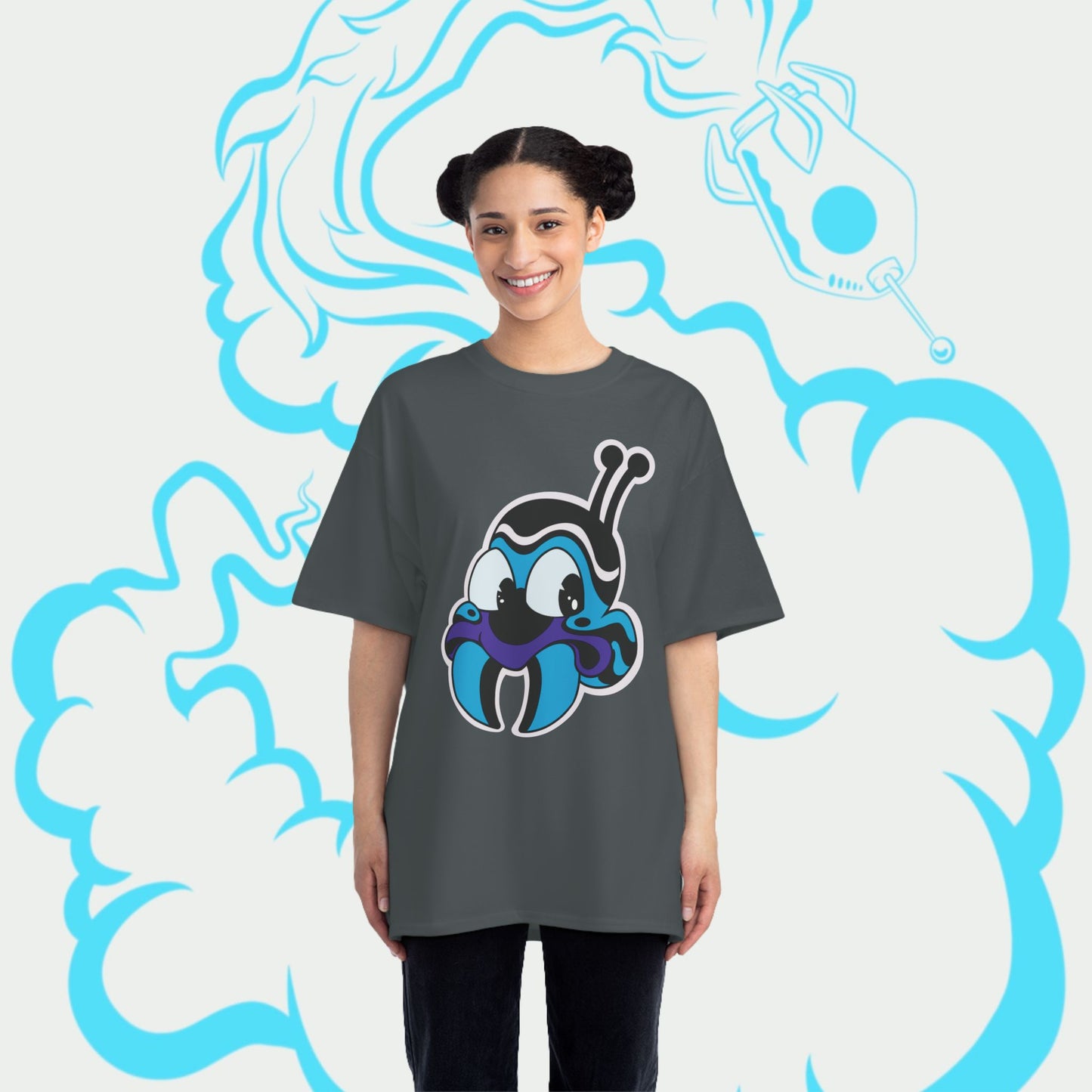 Bee Mascot Oversized Tee