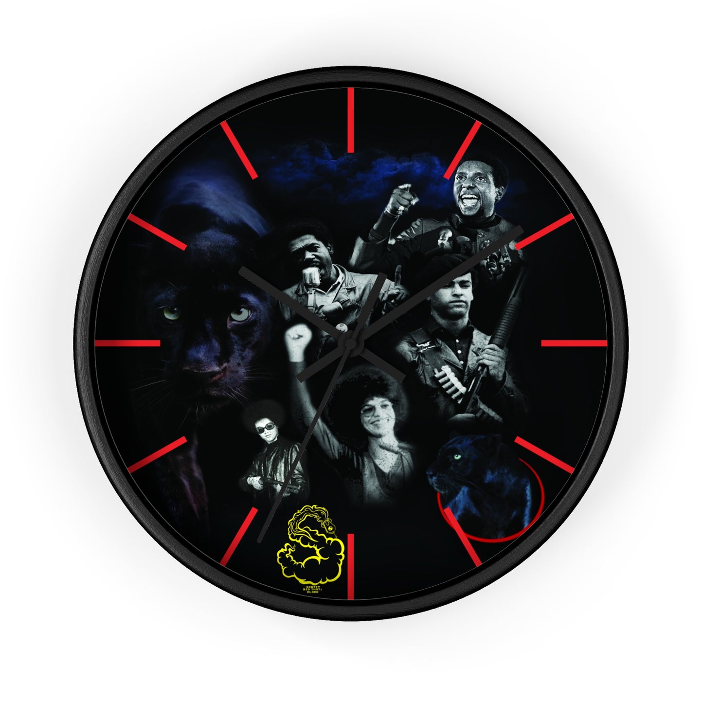 All Power To The People Wall clock