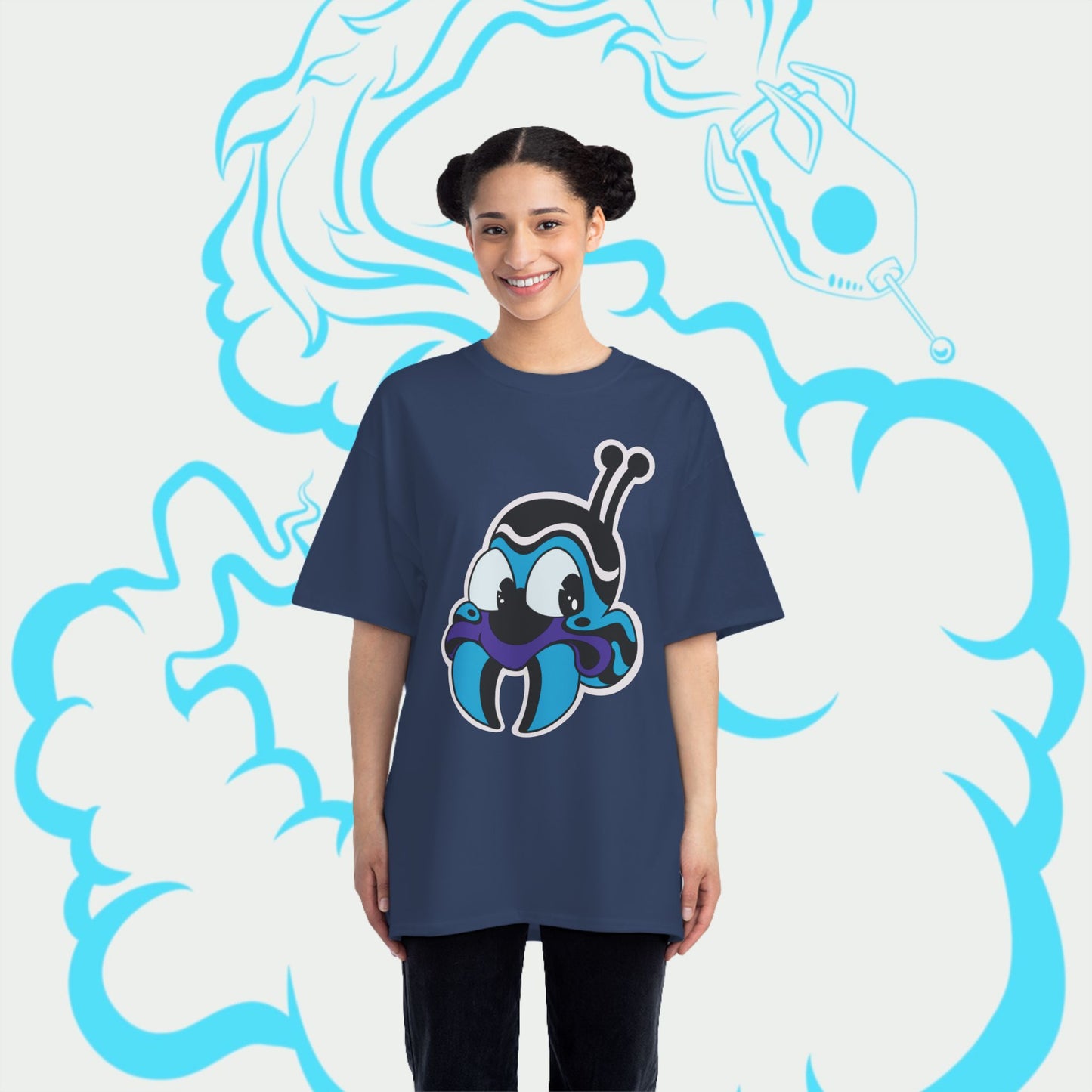 Bee Mascot Oversized Tee