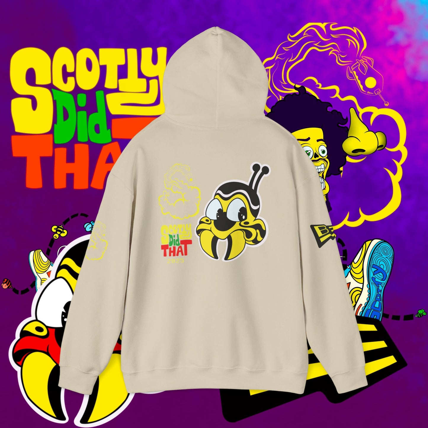 Overcome Yurr Obstacles "Jumpman" Hooded Sweatshirt