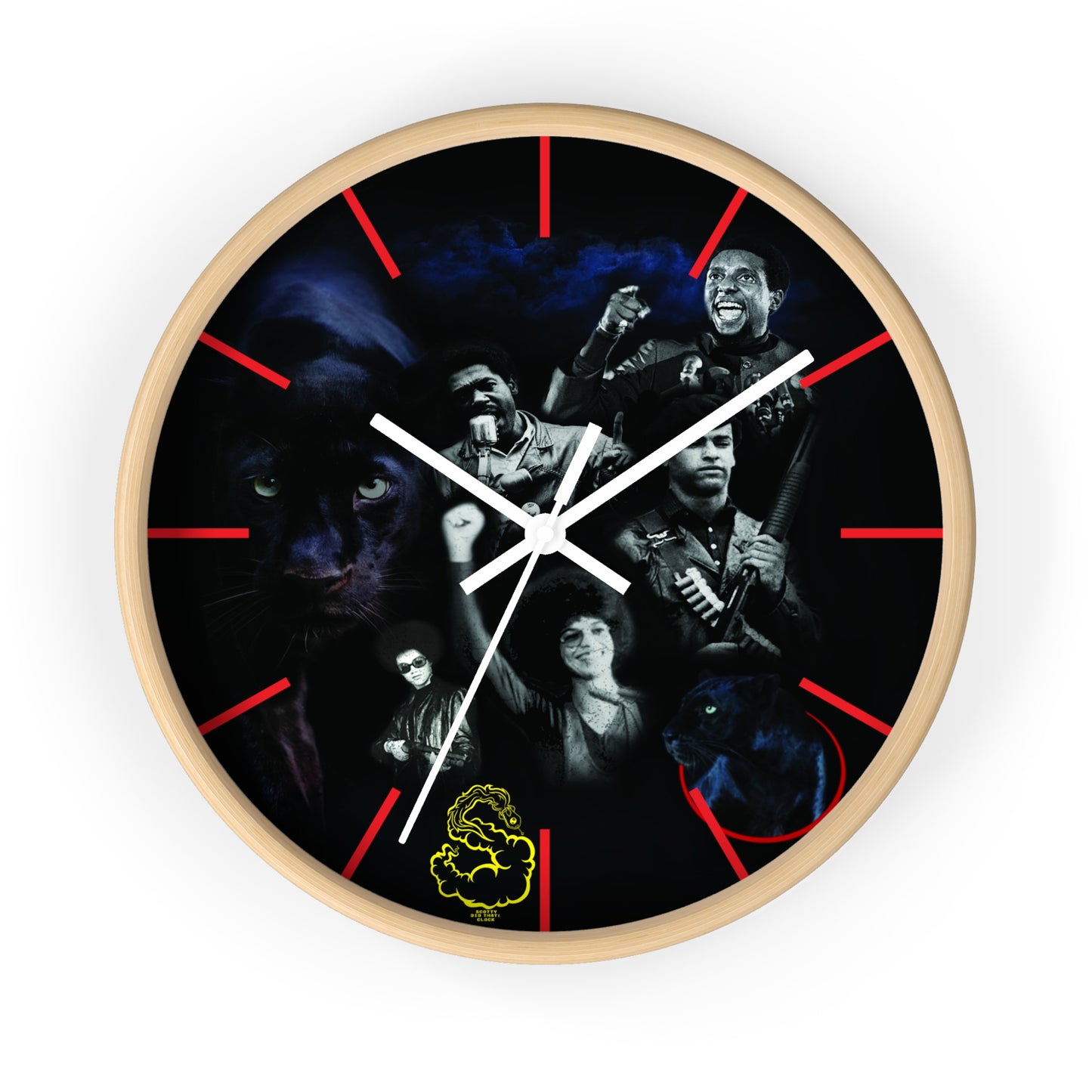 All Power To The People Wall clock