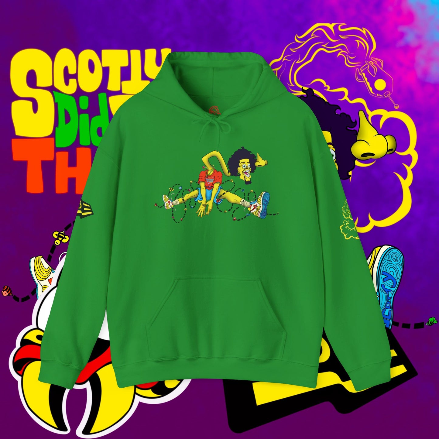 Overcome Yurr Obstacles "Jumpman" Hooded Sweatshirt