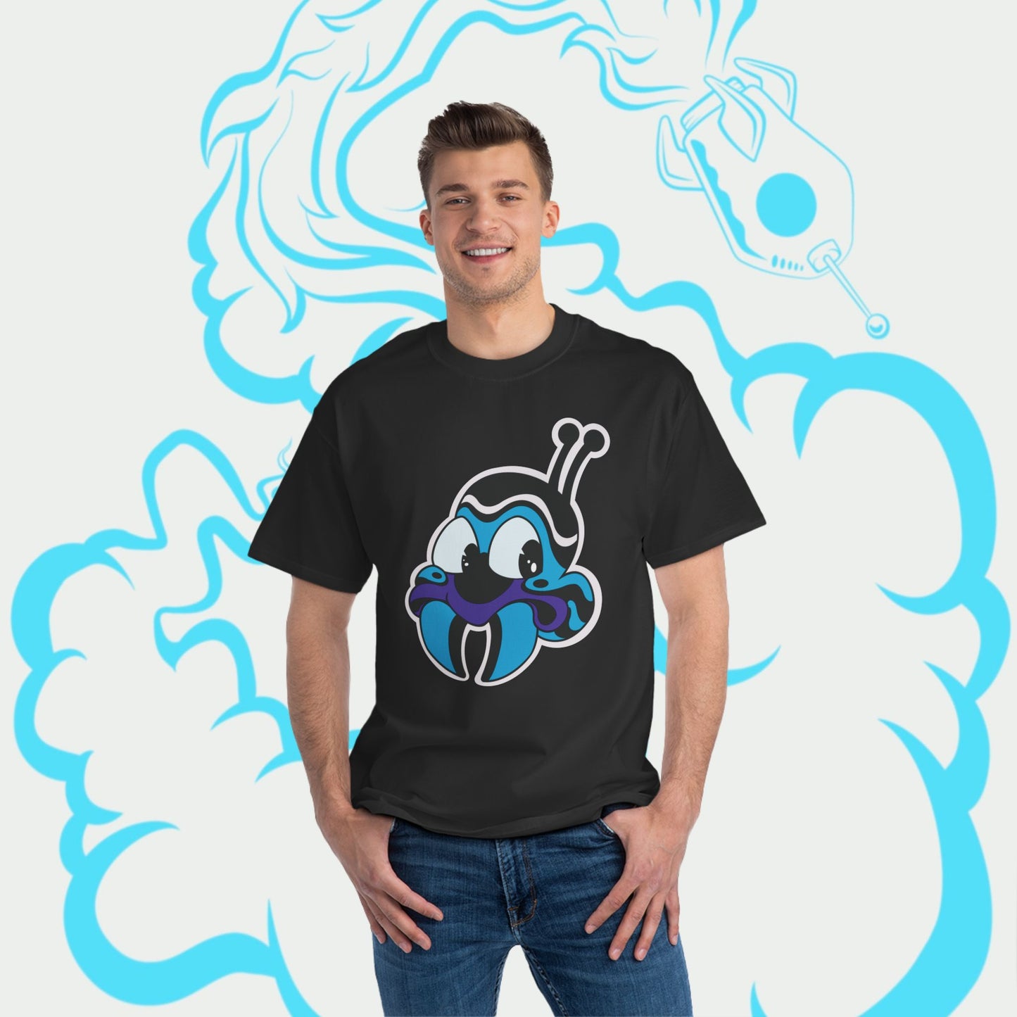 Bee Mascot Oversized Tee