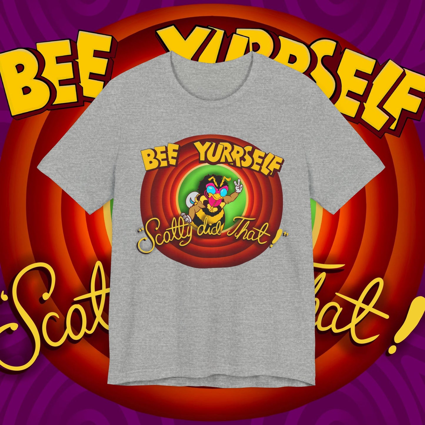 "Bee Looney Tuney" Unisex Short Sleeve Tee