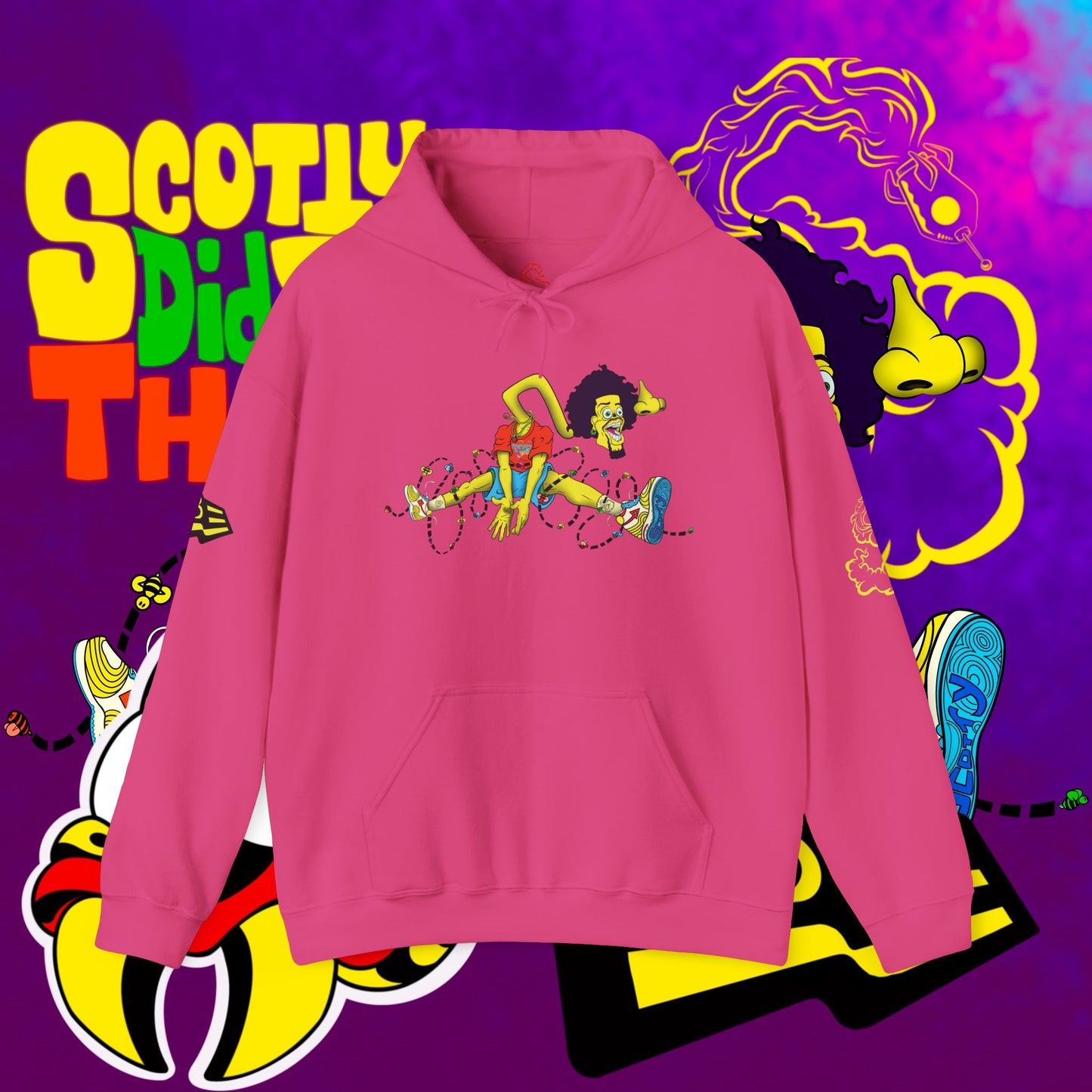 Overcome Yurr Obstacles "Jumpman" Hooded Sweatshirt