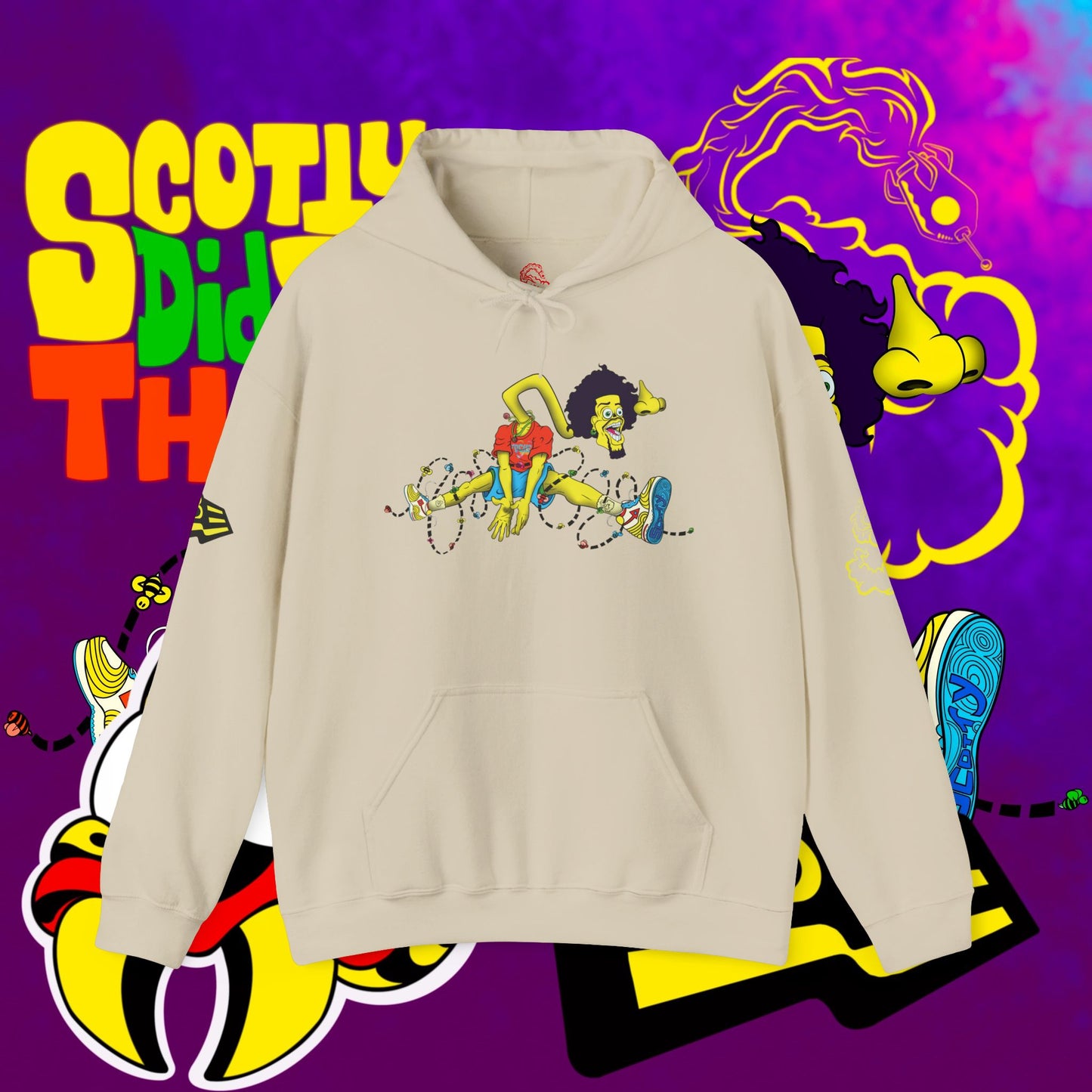 Overcome Yurr Obstacles "Jumpman" Hooded Sweatshirt