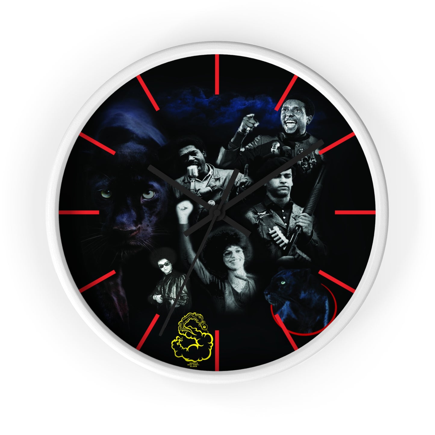 All Power To The People Wall clock