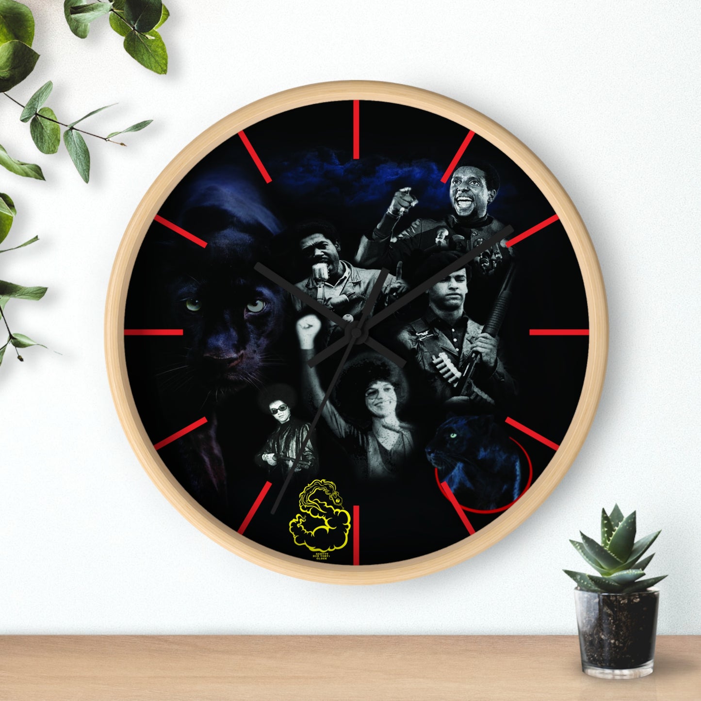 All Power To The People Wall clock