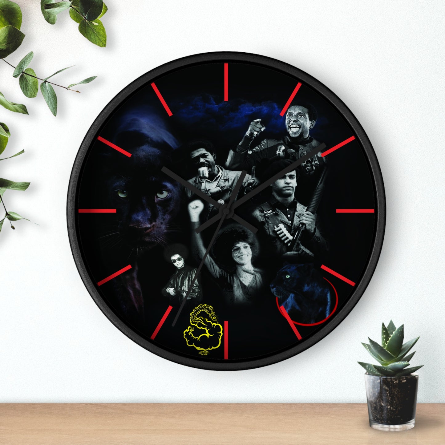 All Power To The People Wall clock