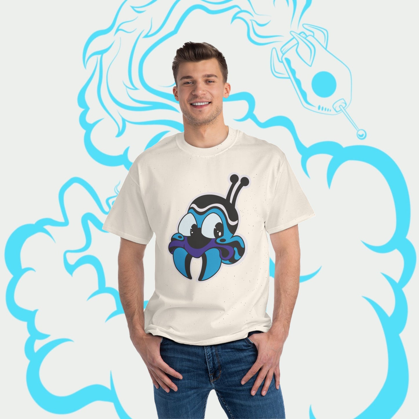 Bee Mascot Oversized Tee